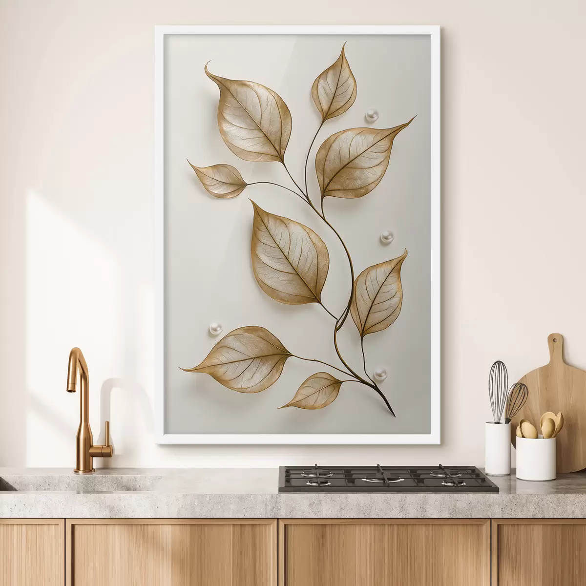 Poster Eleganter botanischer Zweig f50866