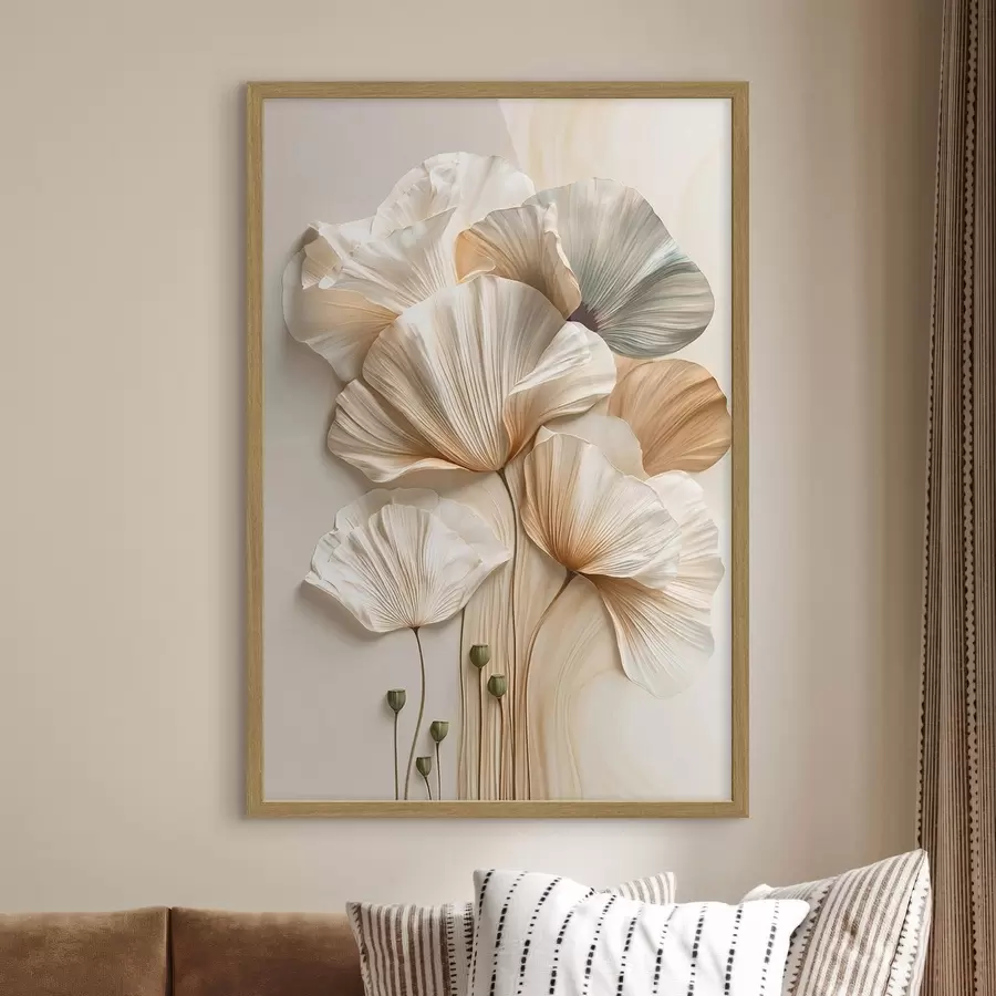Fototapete Abstrakte Blumen f50870