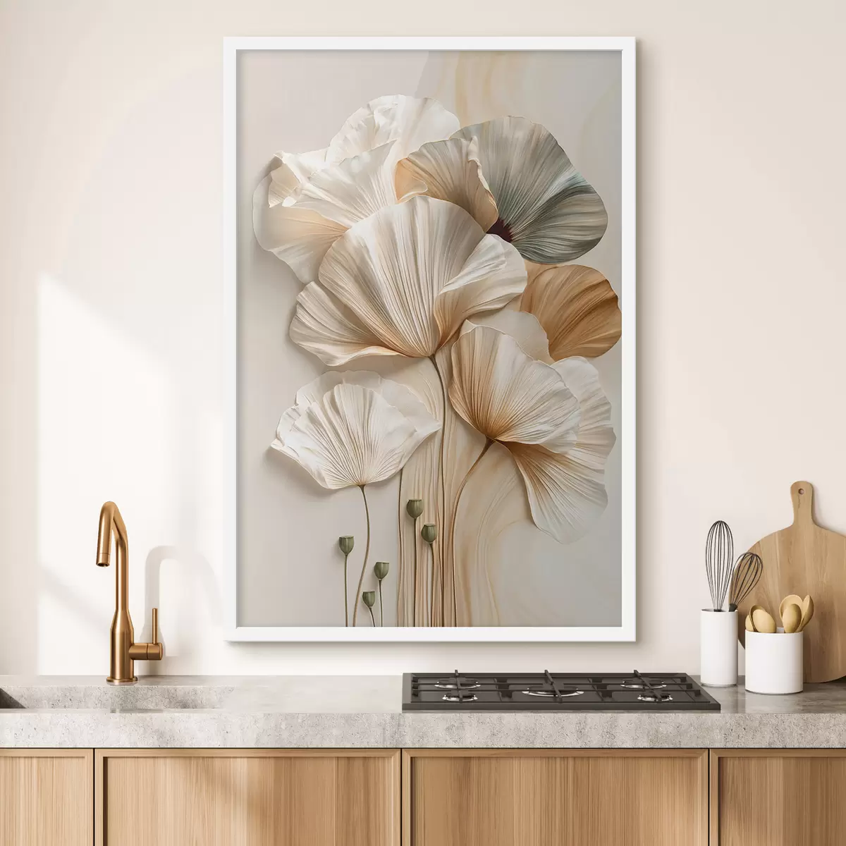 Poster Abstrakte Blumen f50870