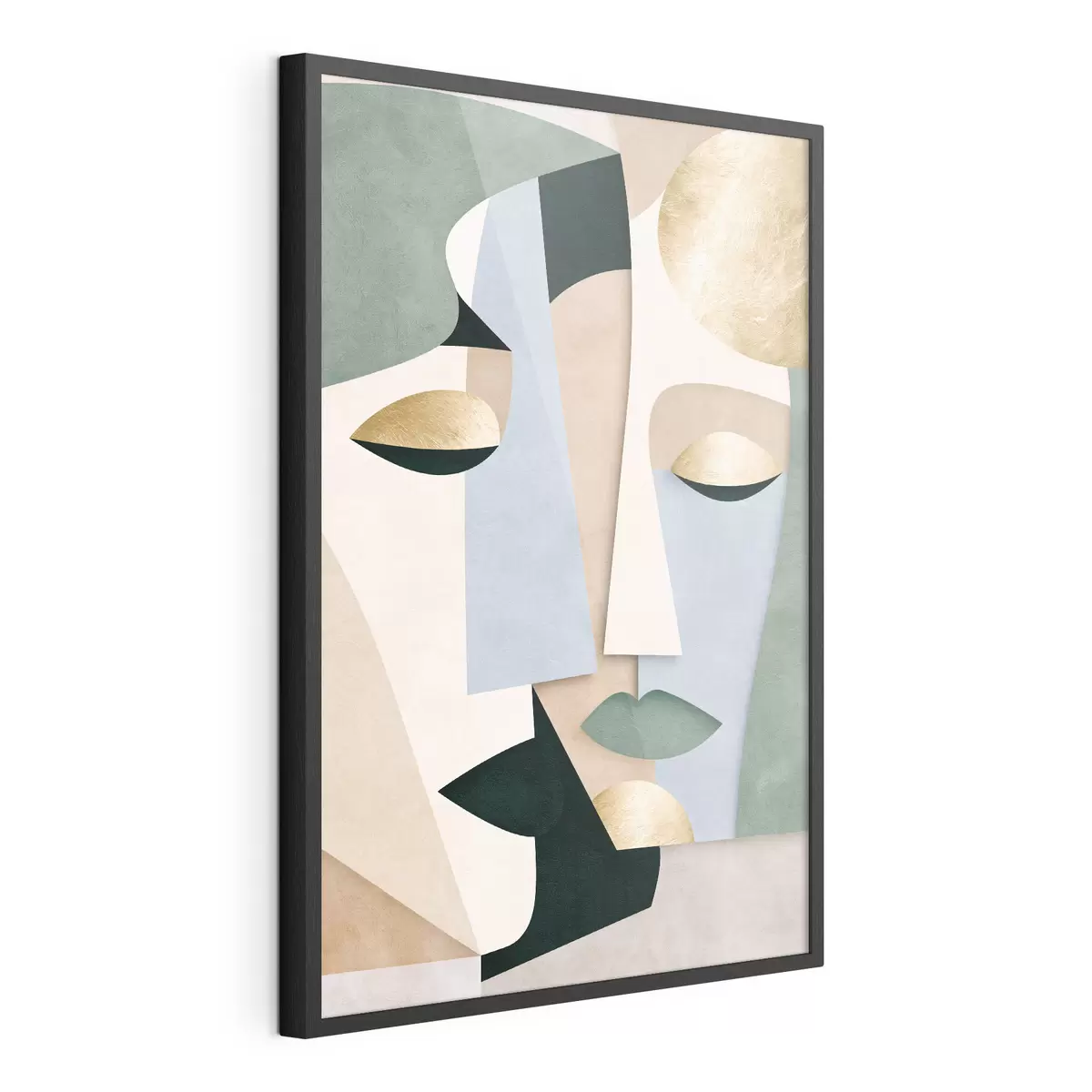 Poster Abstrakte geometrische Gesichter f51178
