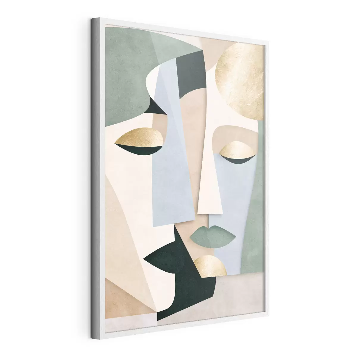 Poster Abstrakte geometrische Gesichter f51178