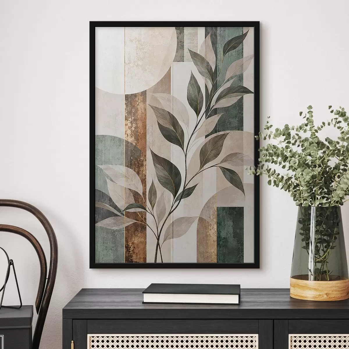 Poster Botanische Geometrie f51180