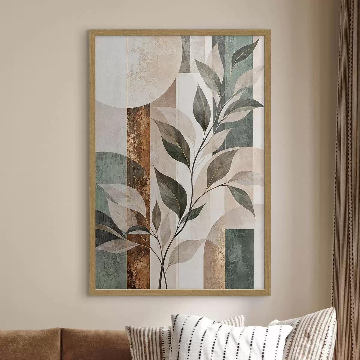 Poster Botanische Geometrie f51180