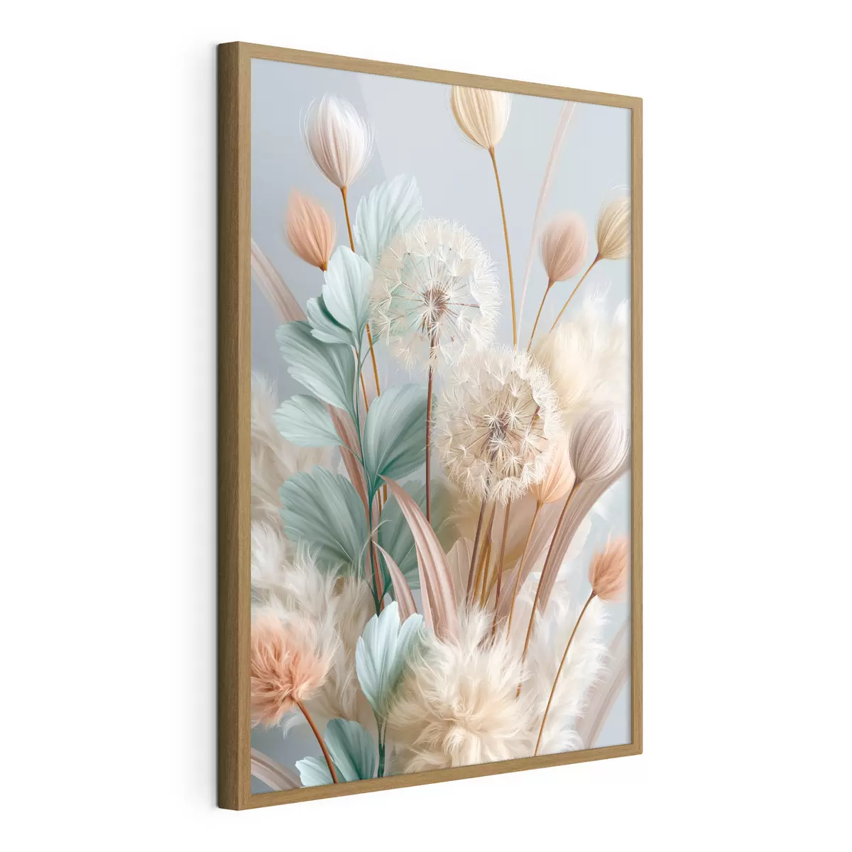 Poster Zarte Löwenzahnblüten und Wildblumen f51182