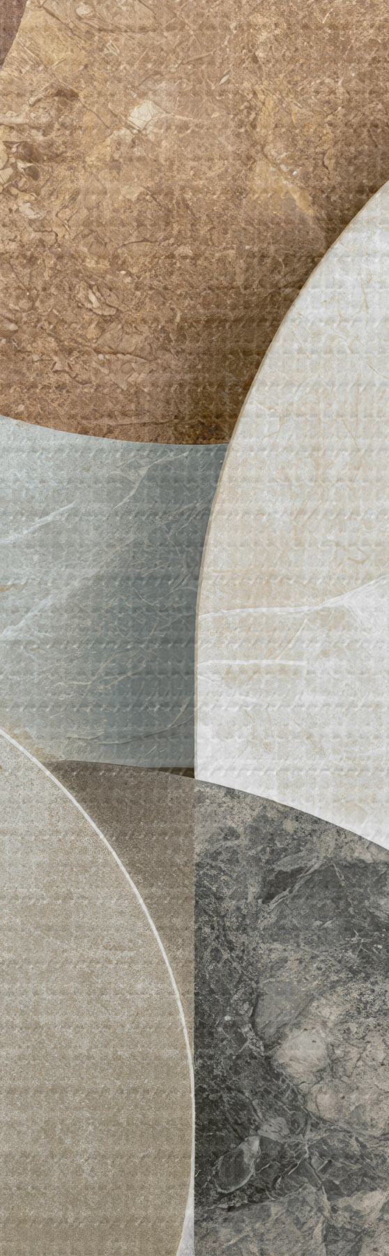 Fototapete Sich überlappende geometrische Formen m31119