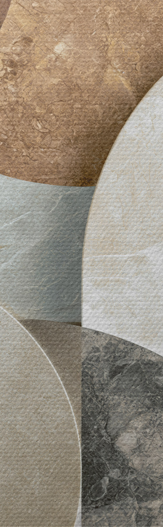 Fototapete Geometrische Abstraktion mit Kreisen s51185