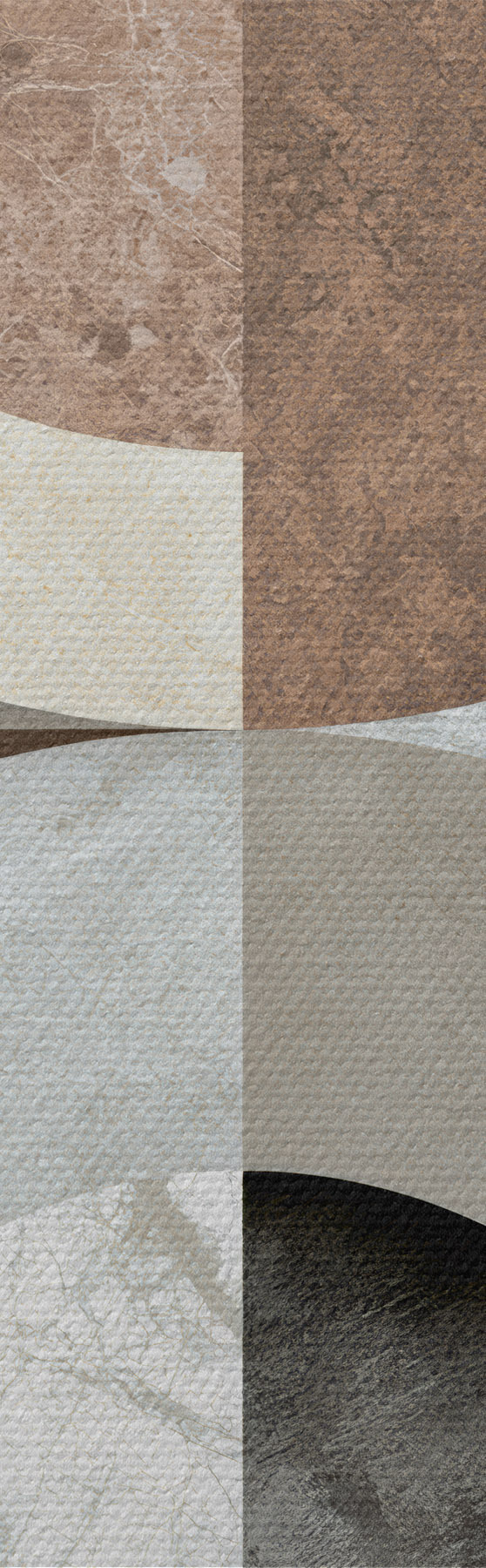 Fototapete Geometrische Komposition mit Kreisen s51281