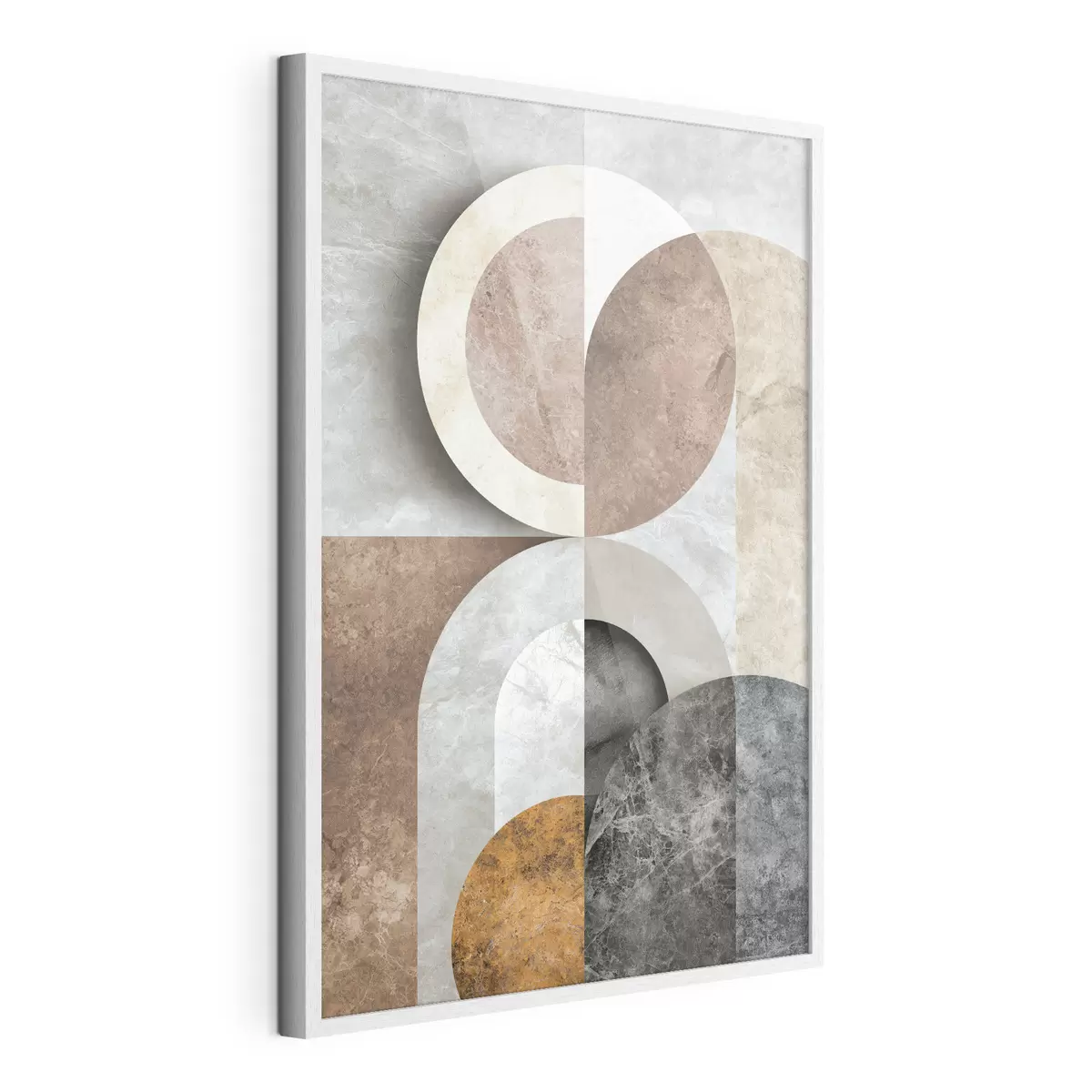 Poster Geometrische Komposition mit Kreisen f51281