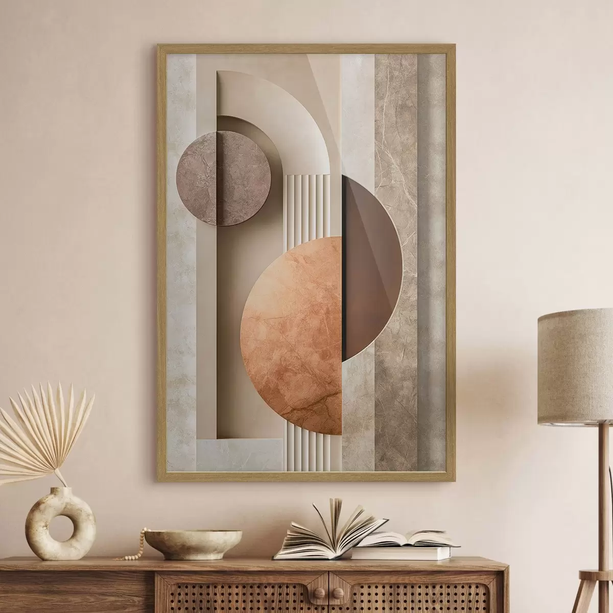 Poster Moderne abstrakte Geometrie f51282