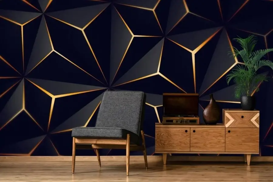 Fototapete Schwarzes Dreieck u72104 Fototapete Schwarzes Dreieck u72104