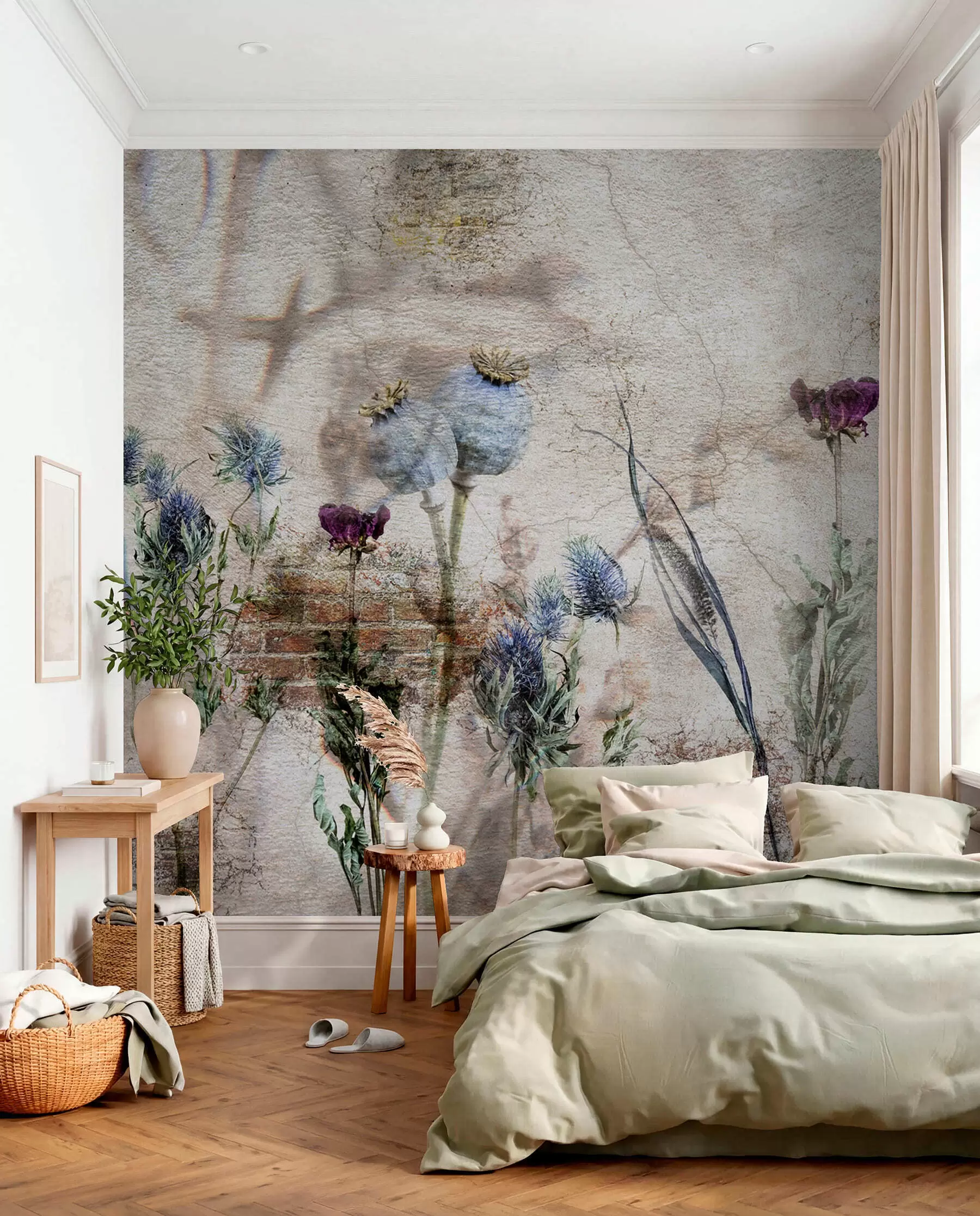 Fototapete Blumen und Kräuter u72771