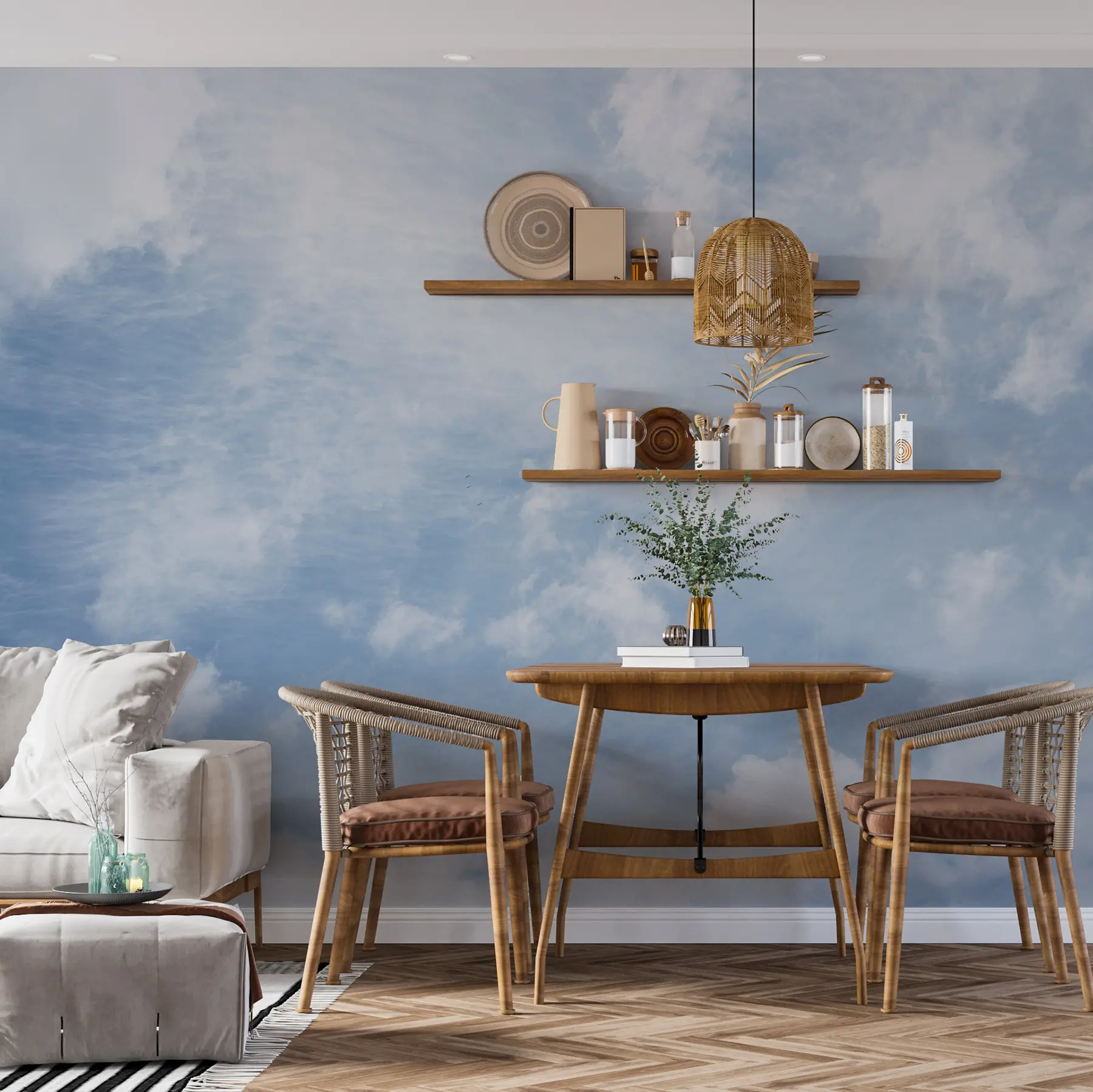 Fototapete Wolken, blauer Himmel u21064