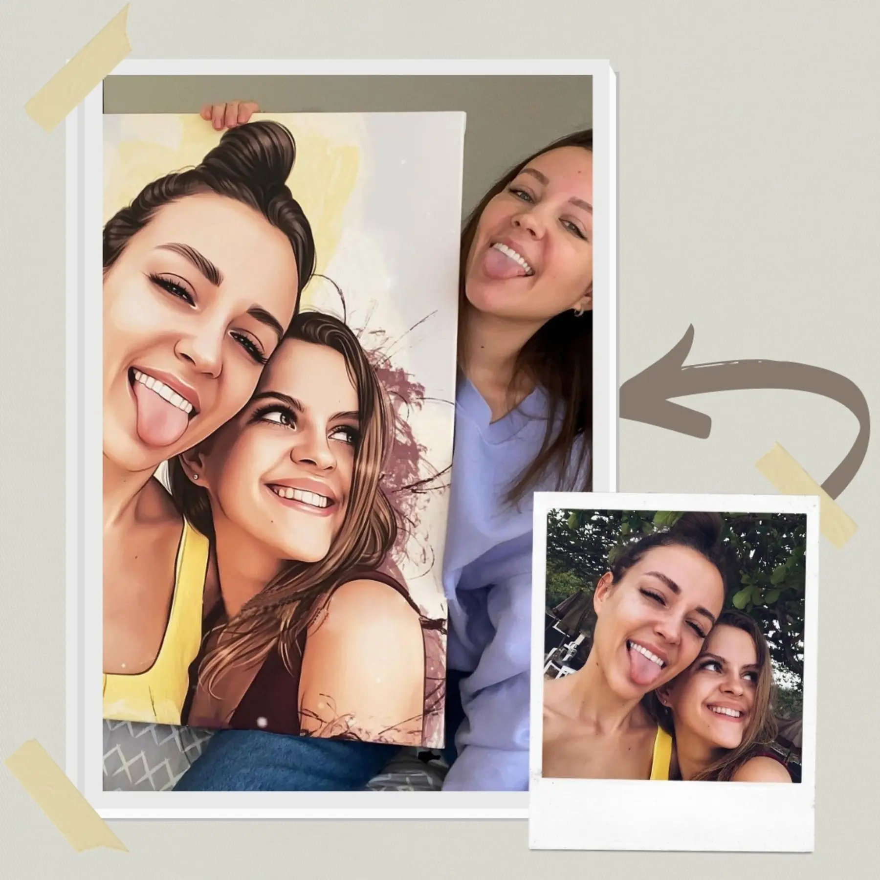 Fototapete Maßgeschneidertes Gemälde nach einem Foto s15714