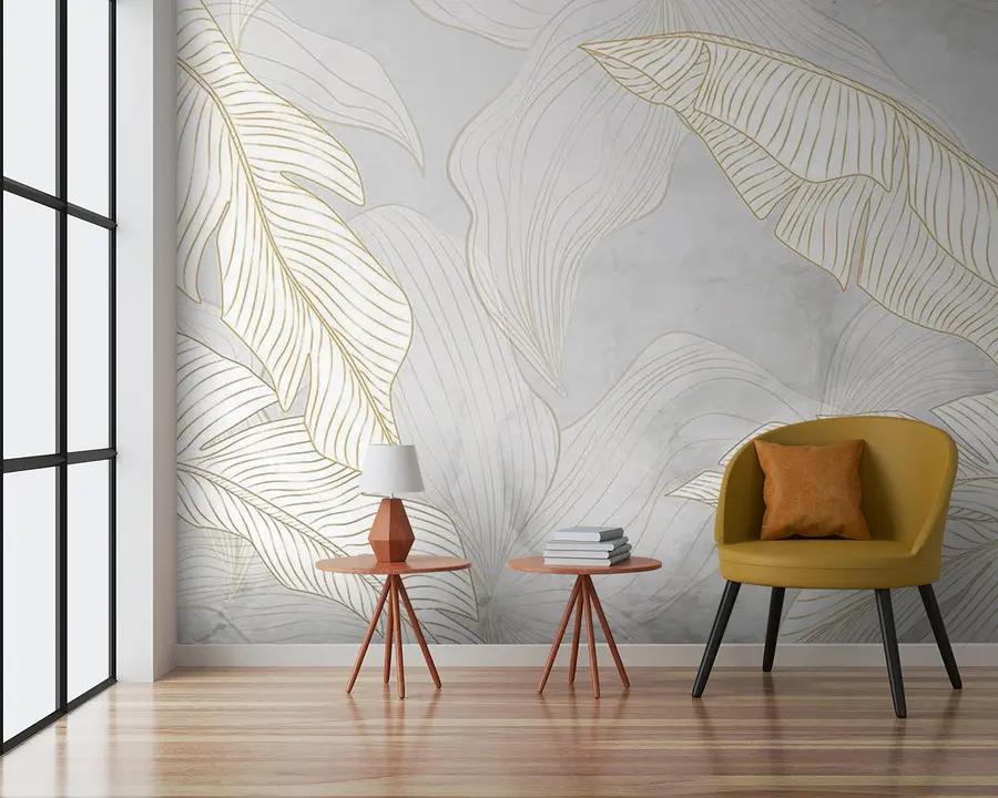 Fototapete Blatt, Zweig und Kunst u93319