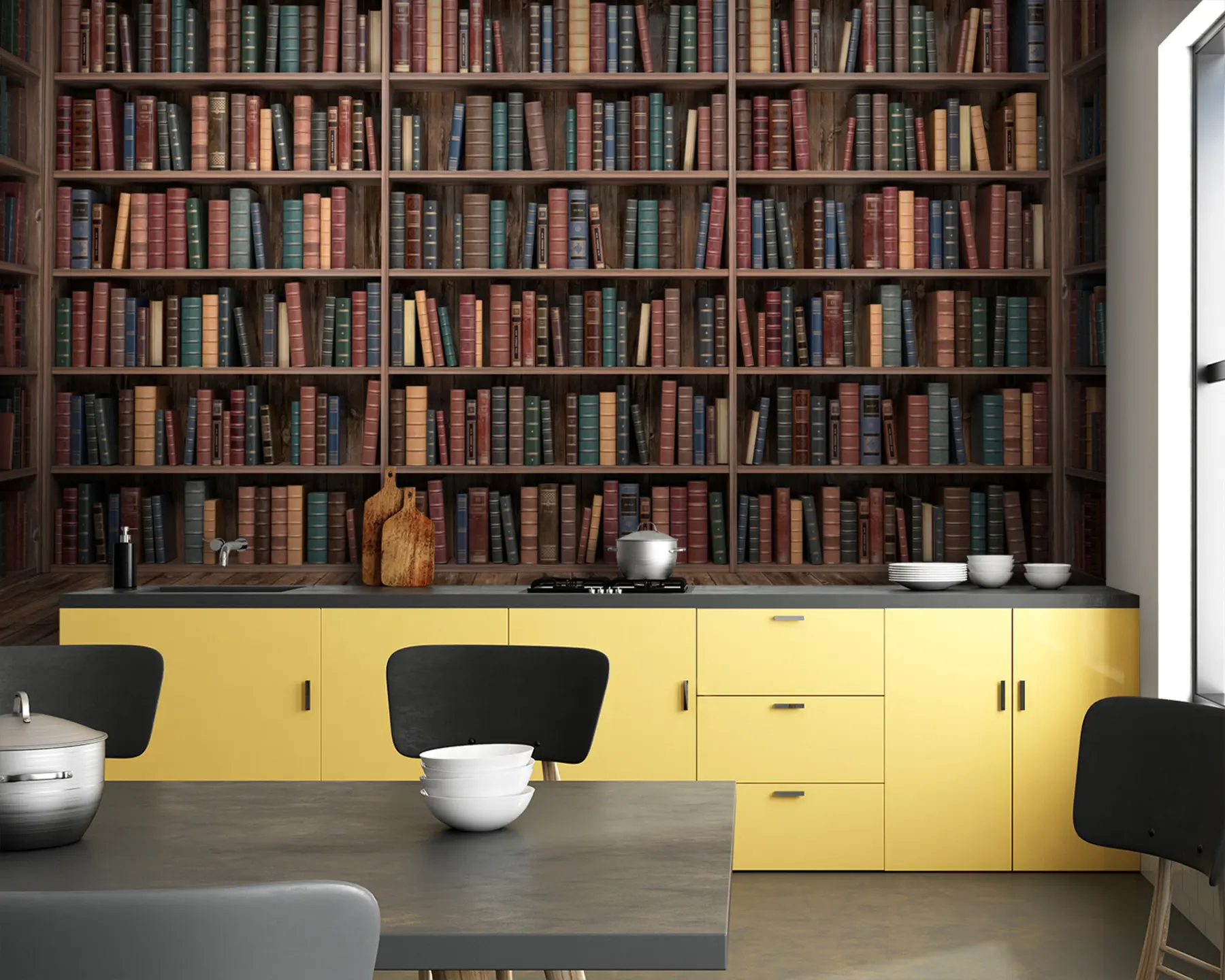 Fototapete Beeindruckende Bibliothek u93501