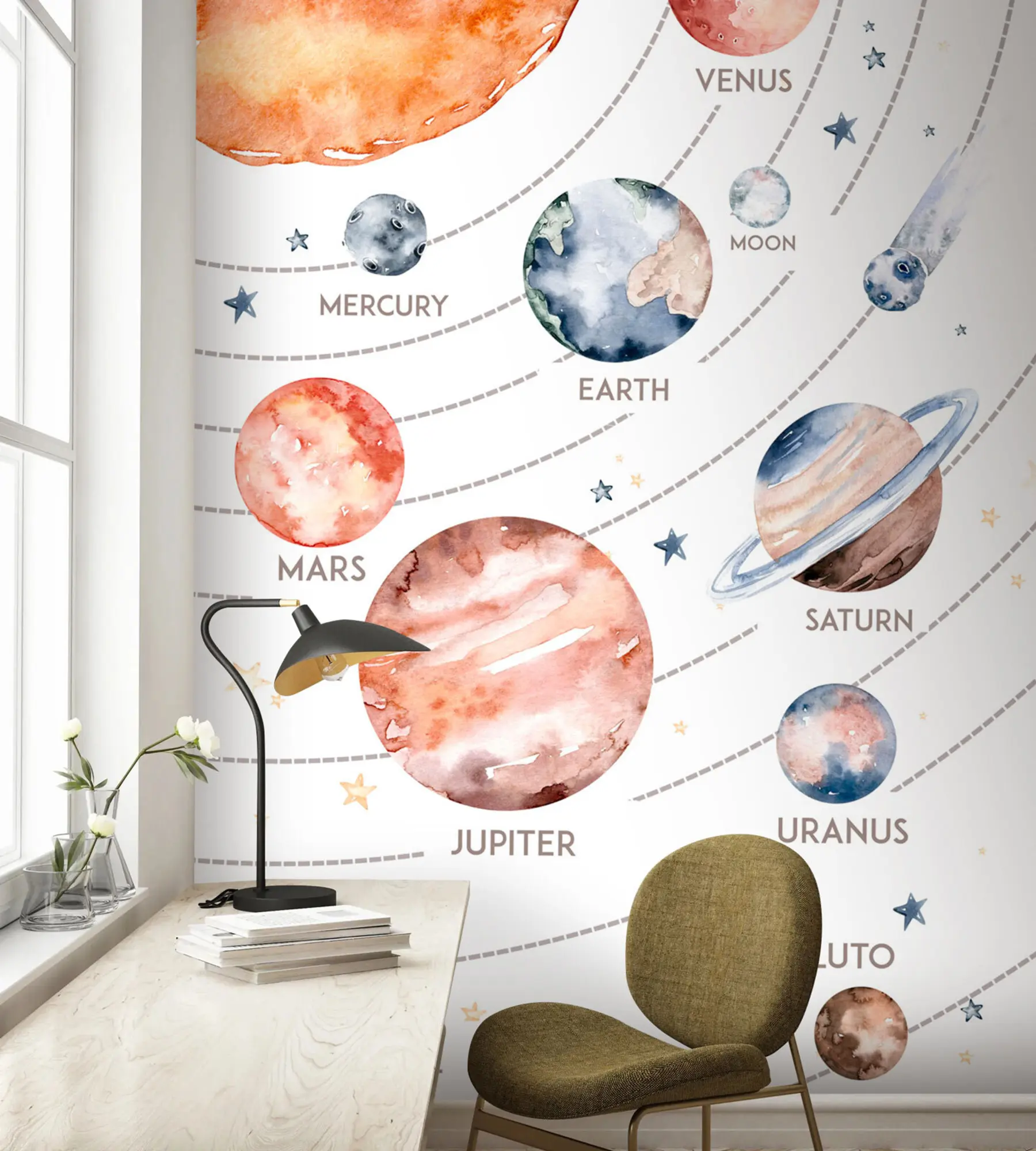 Fototapete Planeten des Sonnensystems u74424