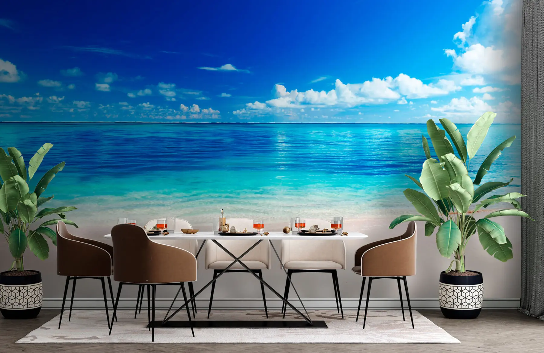 Fototapete Sandstrand und Meer u74335