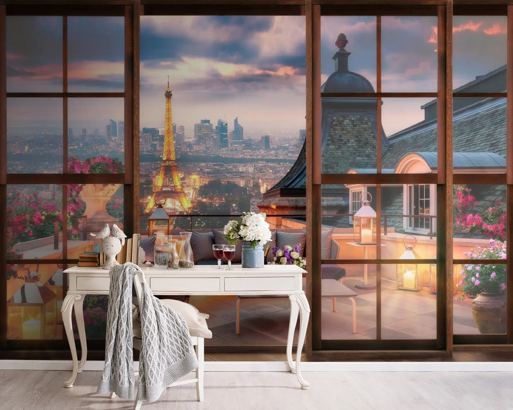 Fototapete Wolke, Gebäude und Himmel u60794