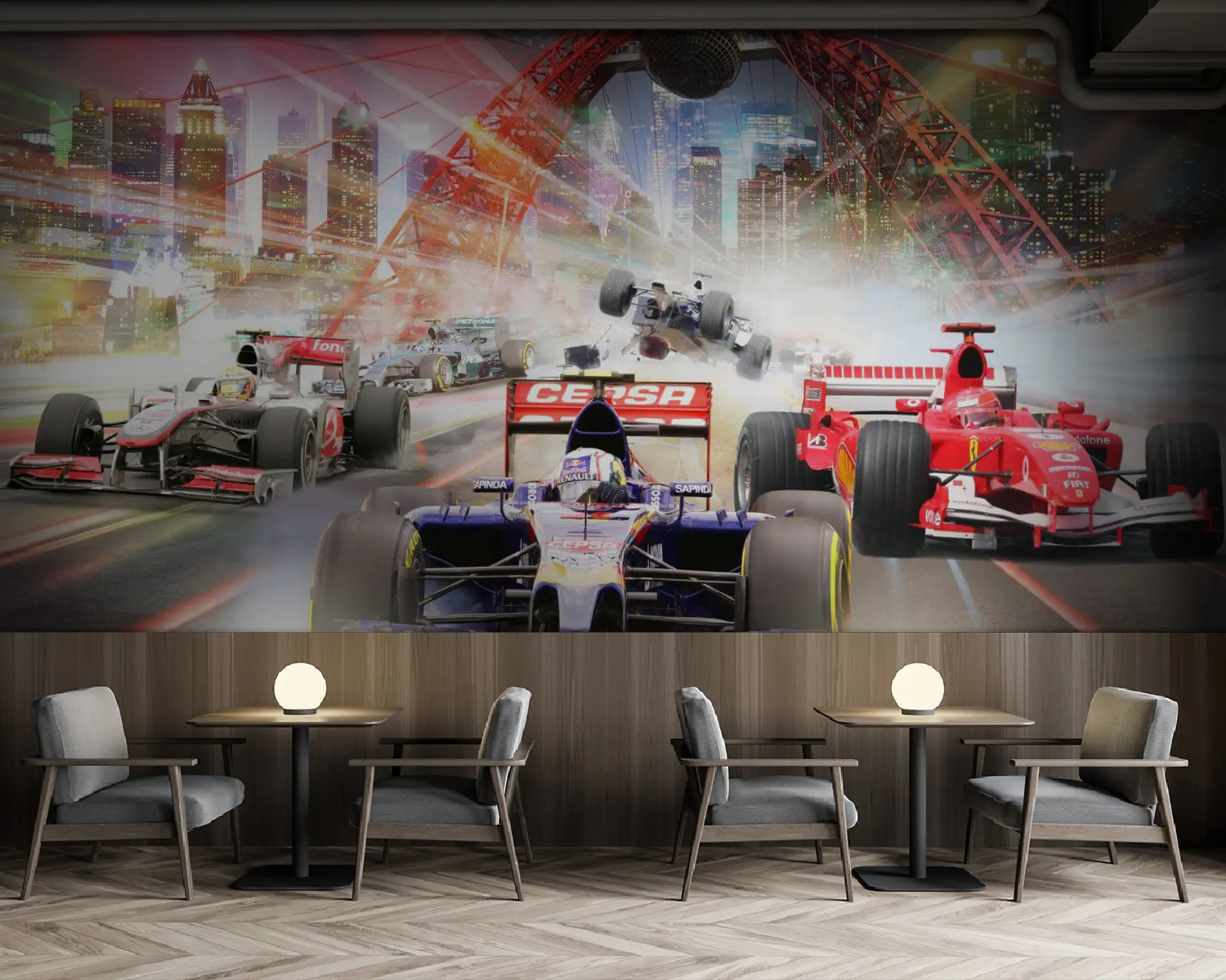 Fototapete Wirbeltier, azurblau und blau u64439