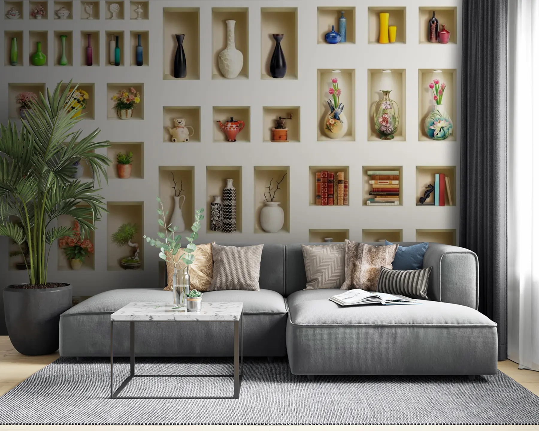 Fototapete Blume, Pflanze und Blütenblatt u66450