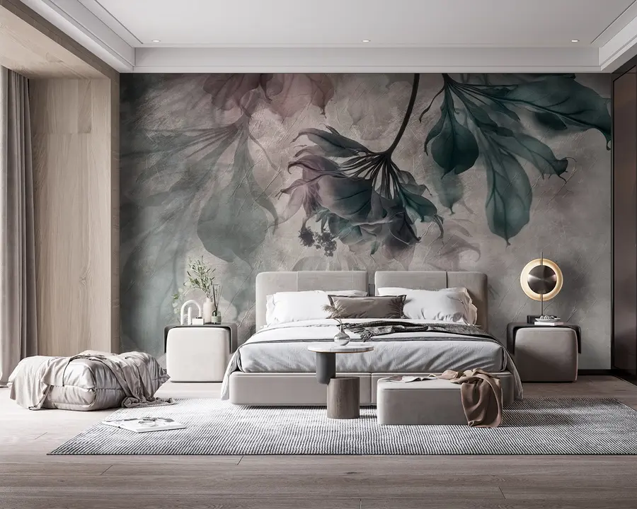 Fototapete Empfindliche durchscheinende Zweige u93927