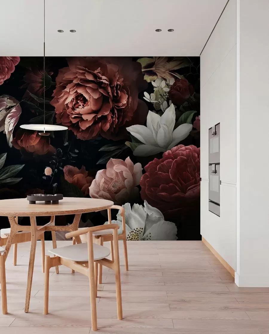 Fototapete Rosendesign mit Aquarelleffekt u94330