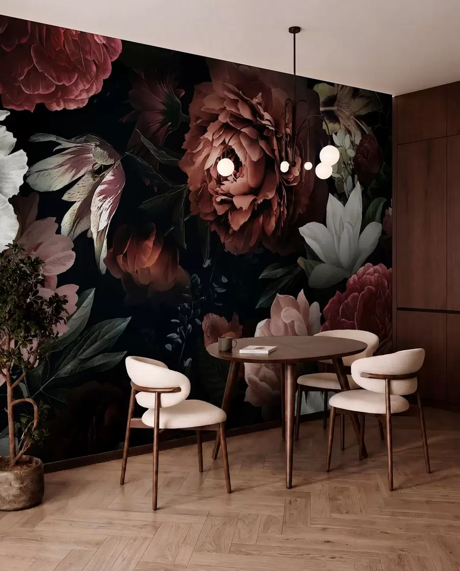 Fototapete Rosendesign mit Aquarelleffekt u94330