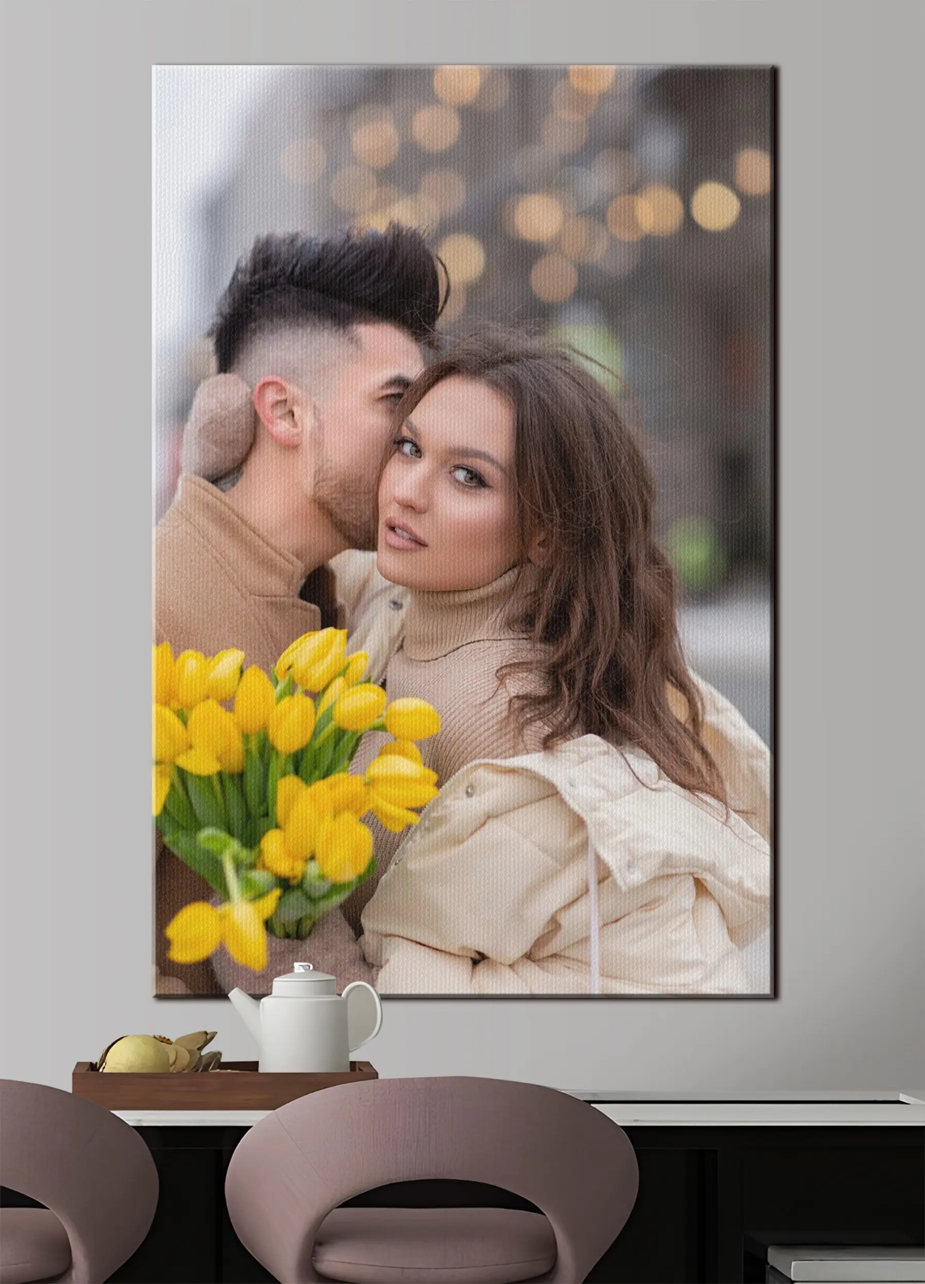 Fototapete Von einem Foto zu einem Bild s33161