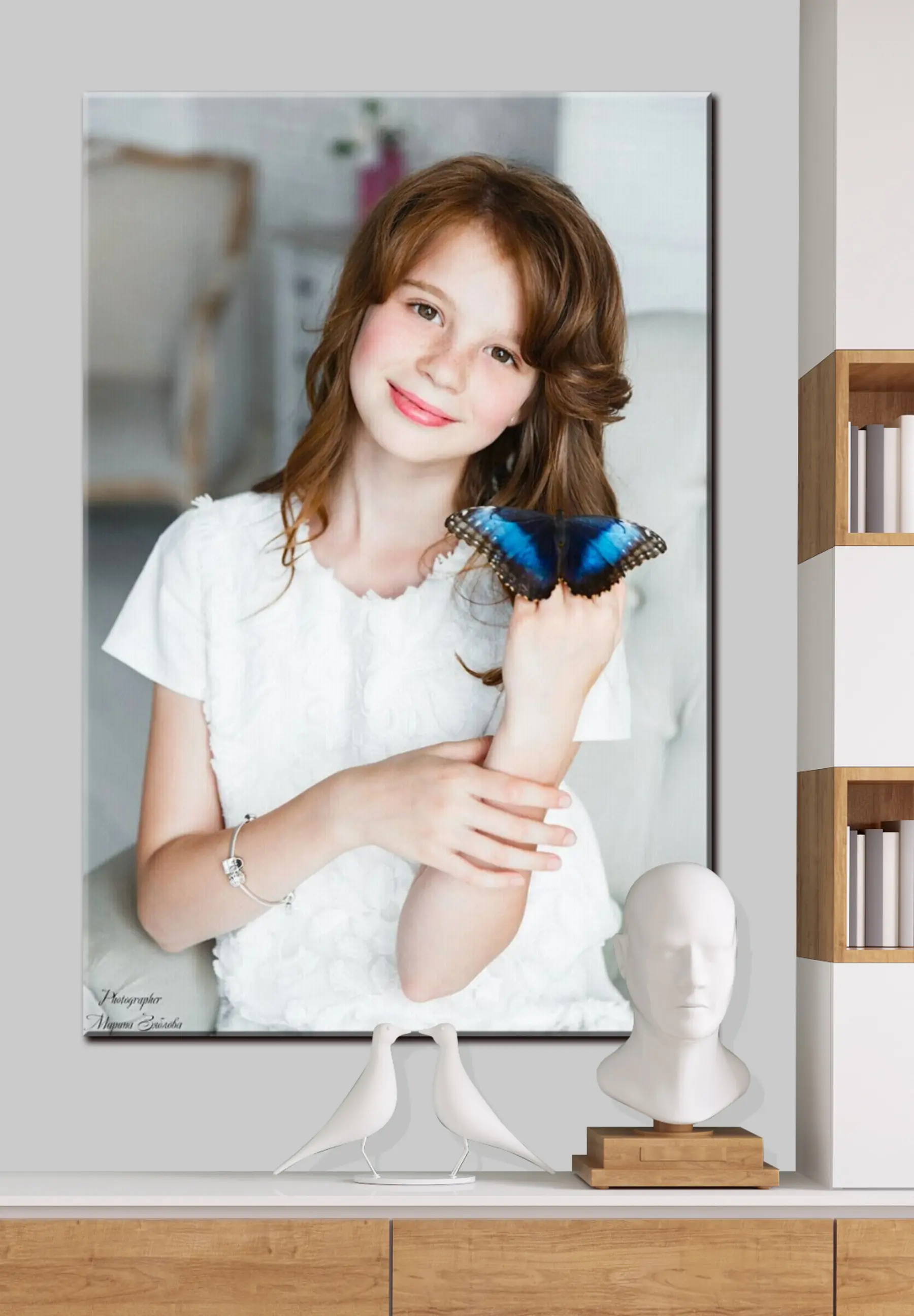 Fototapete Ein Bild von einem Foto als Geschenk s33193