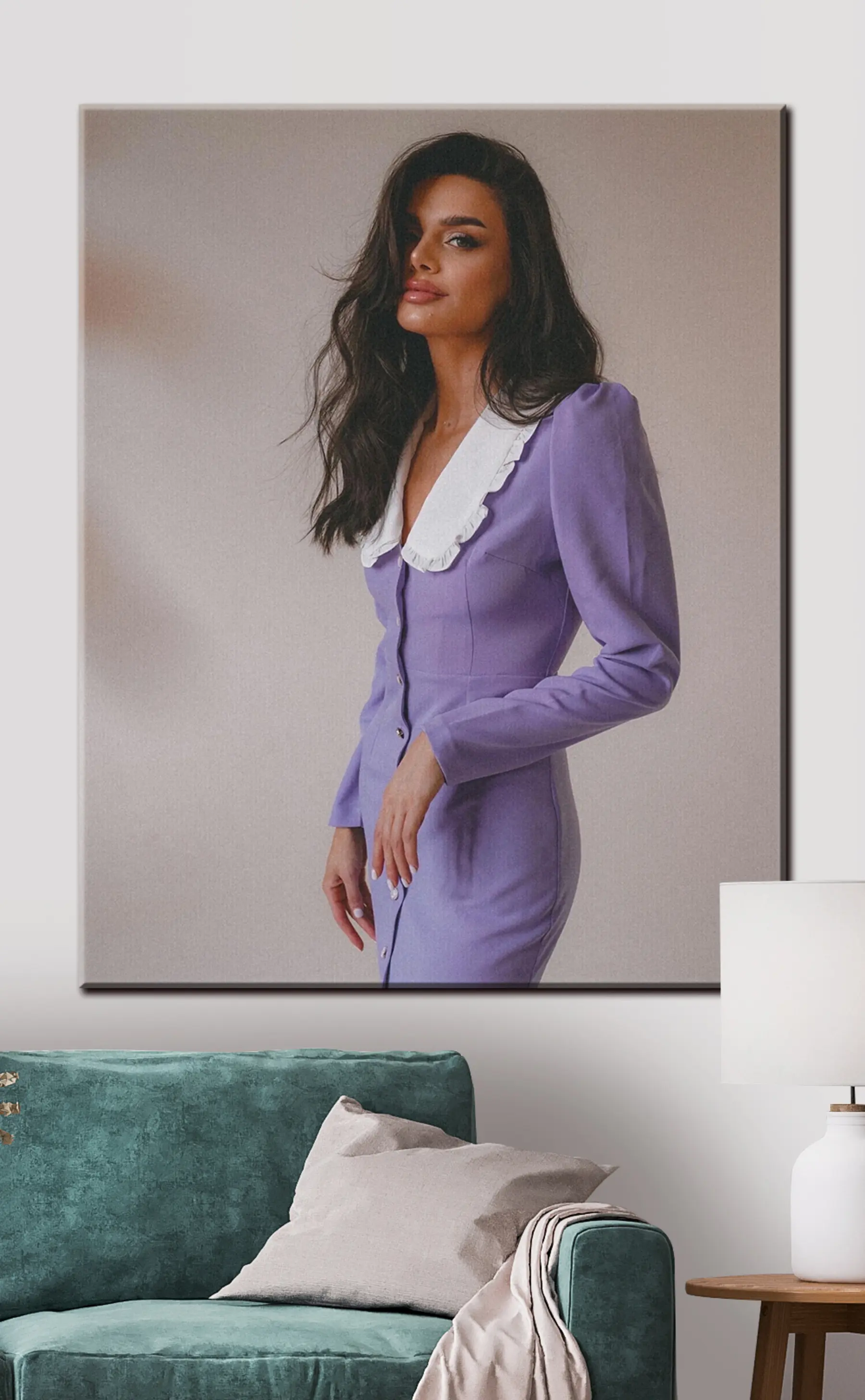 Fototapete Foto in Form eines Bildes an der Wand s33239