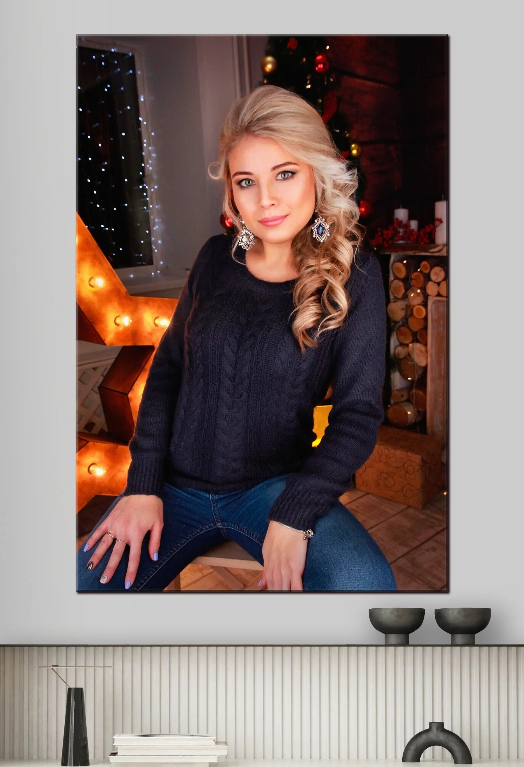 Fototapete Fotoporträts auf Leinwand s33243