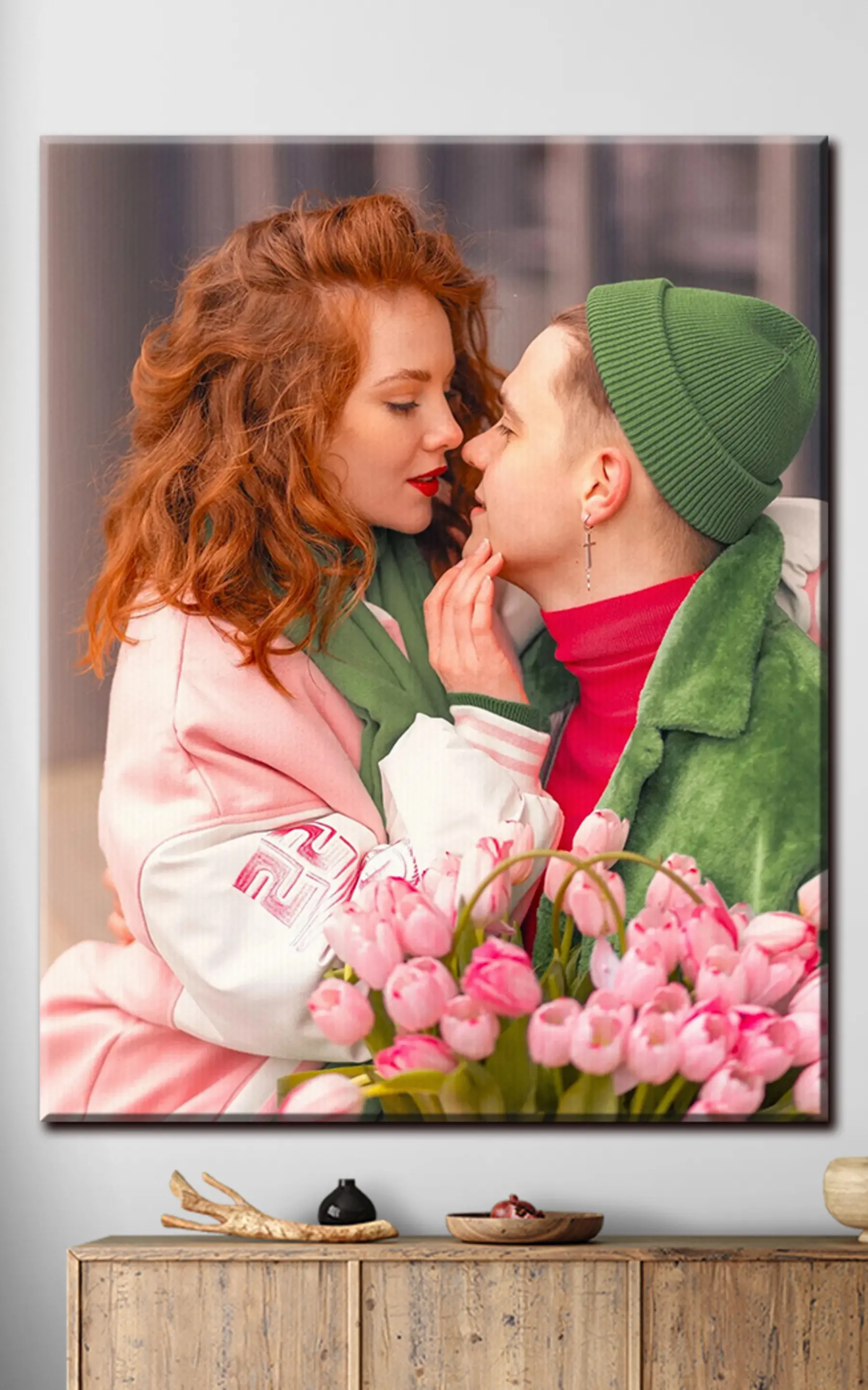 Fototapete Foto in Form eines Bildes an der Wand s33278