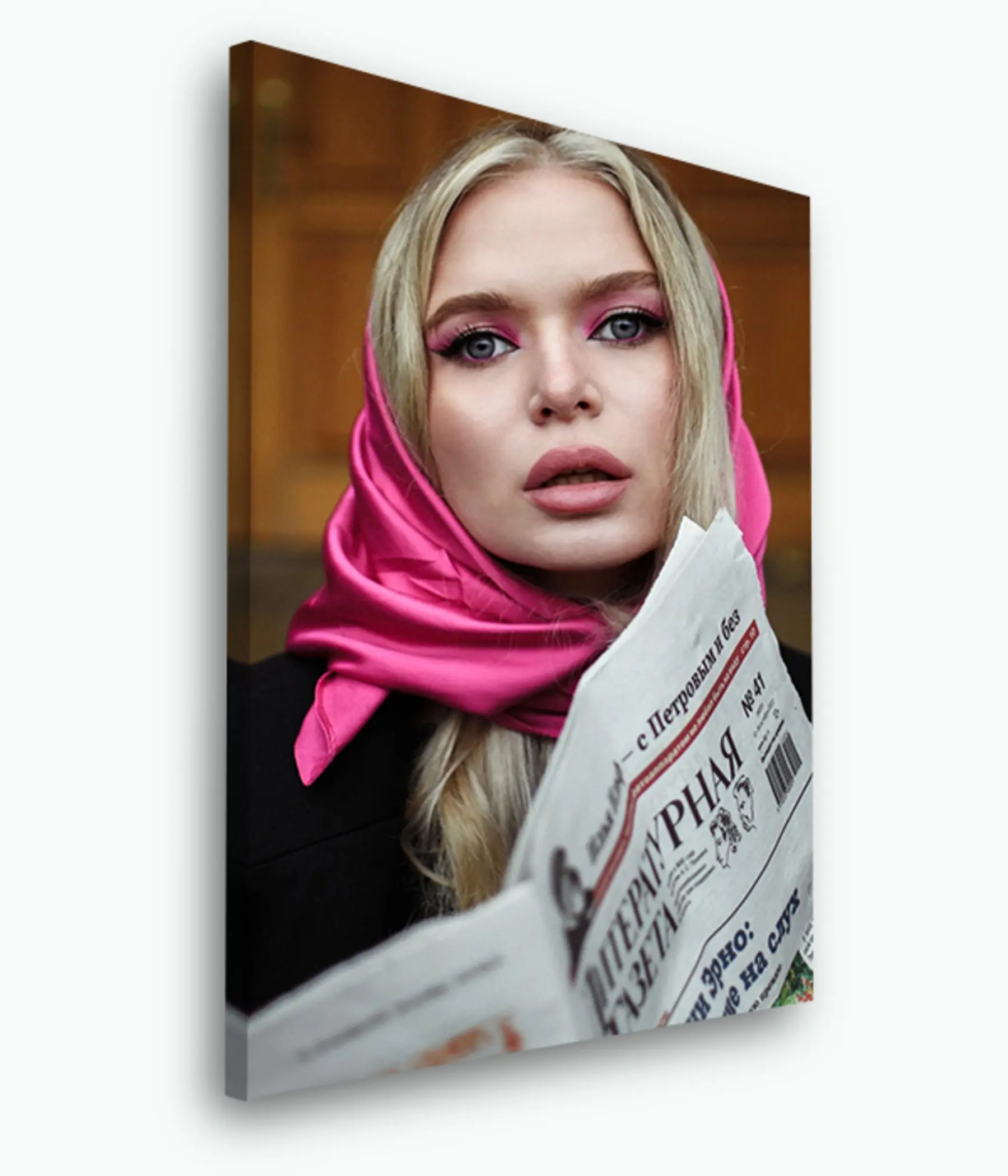 Fototapete Ein Gemälde nach einem Foto als Geschenk zum Jubiläum s33394