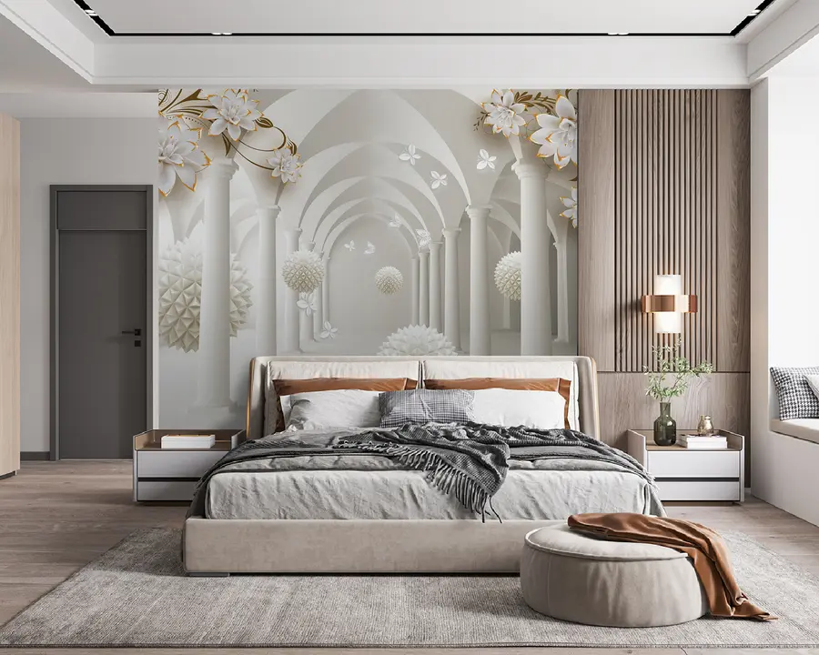 Fototapete Stachelige Kugeln im Tunnel u94966