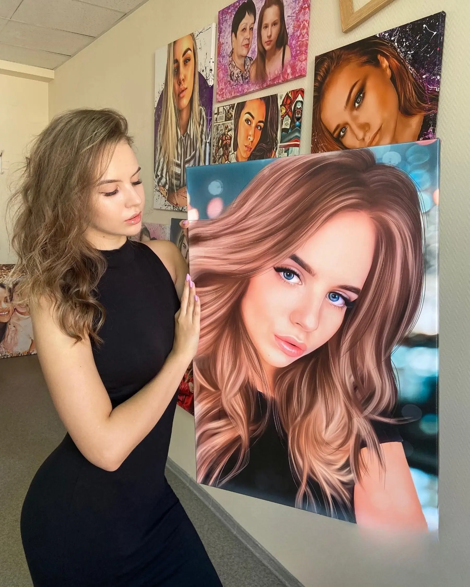 Fototapete Porträt von einem Foto bis bestellen s34669