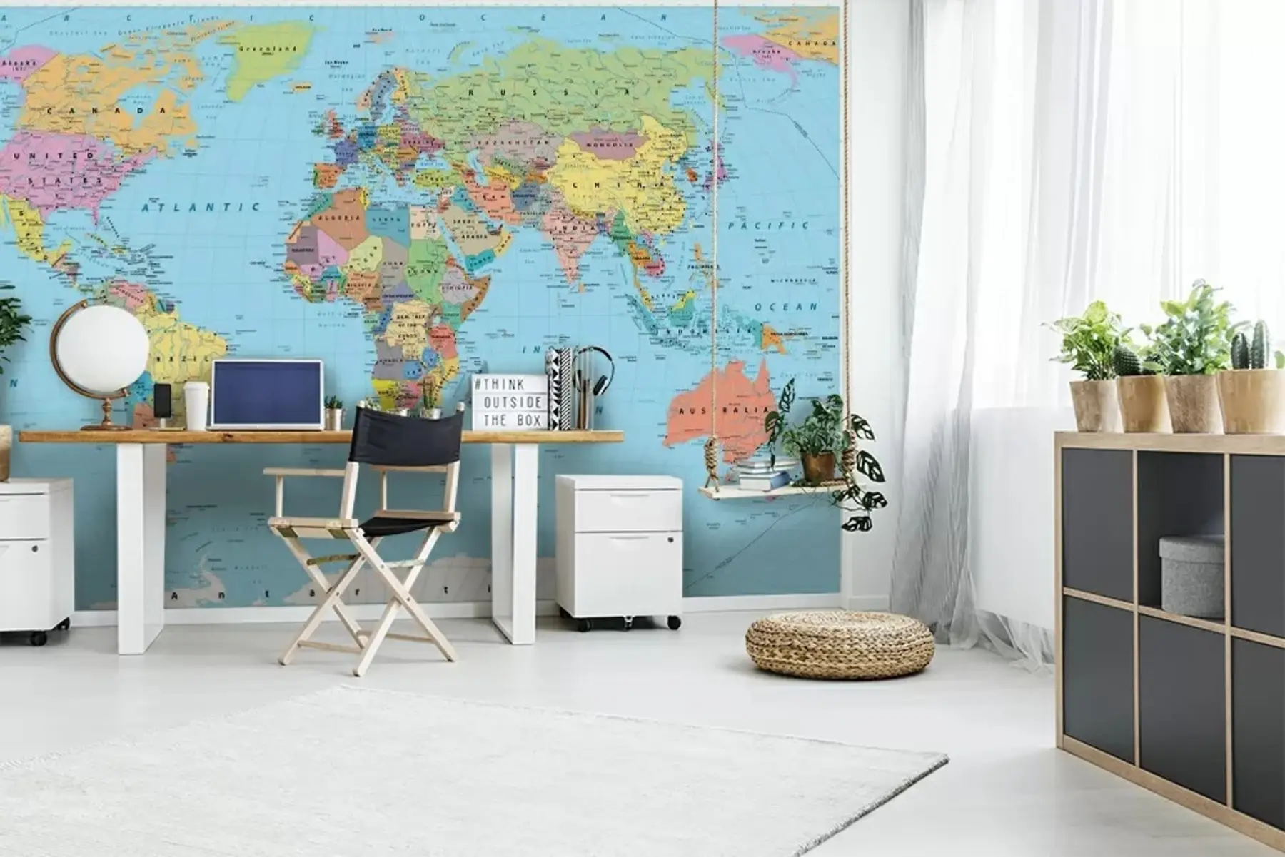 Fototapete World map u13370