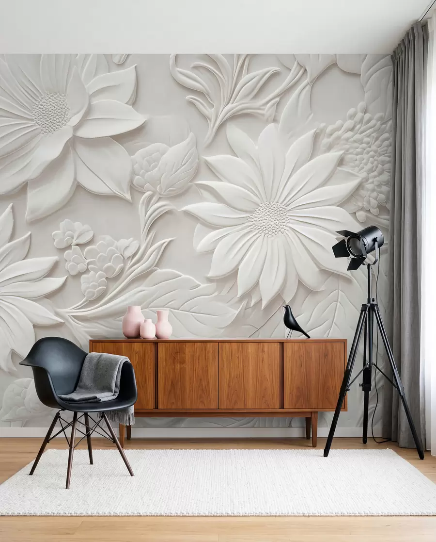 Fototapete 3-D-Blumen u96695