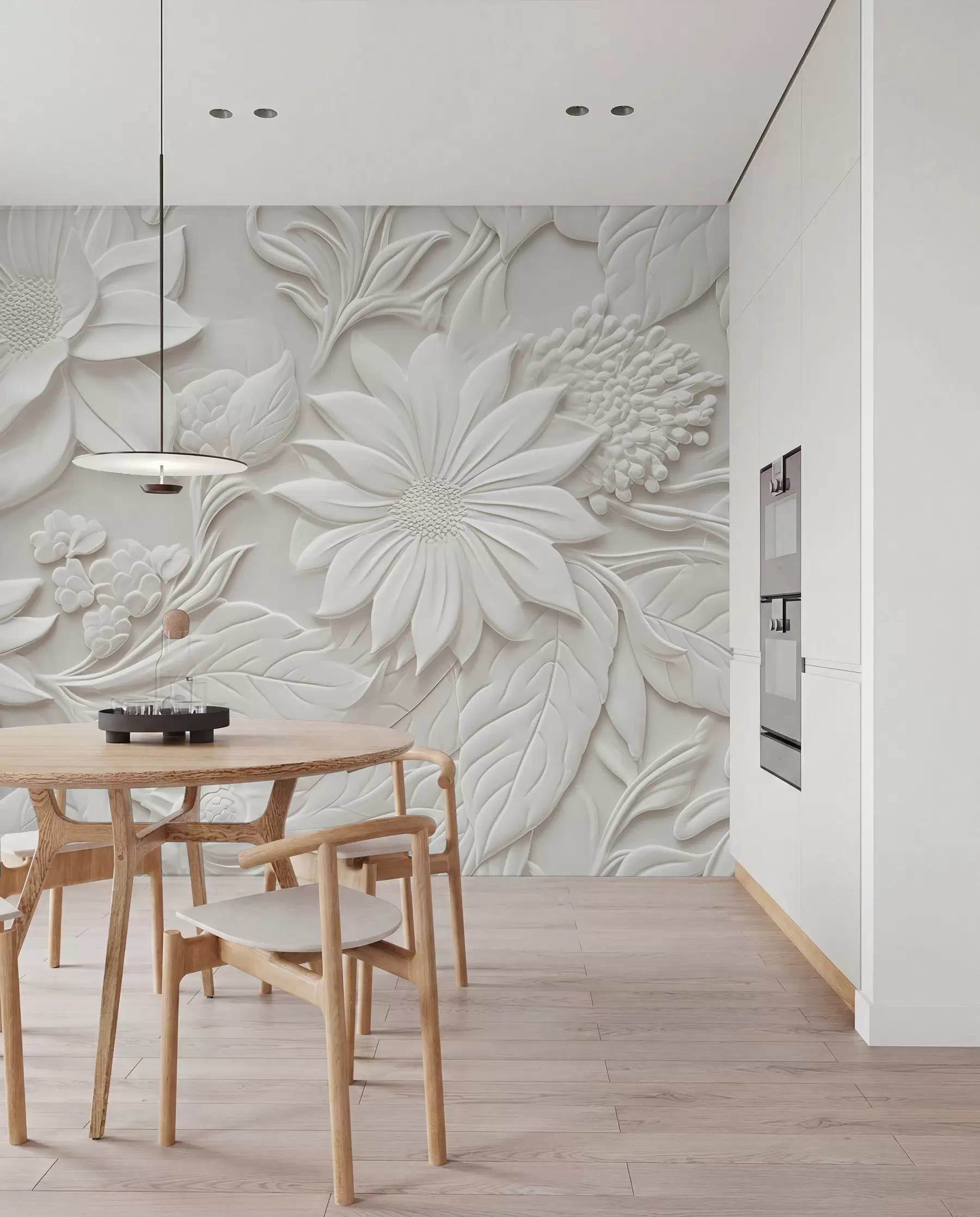 Fototapete 3-D-Blumen u96695