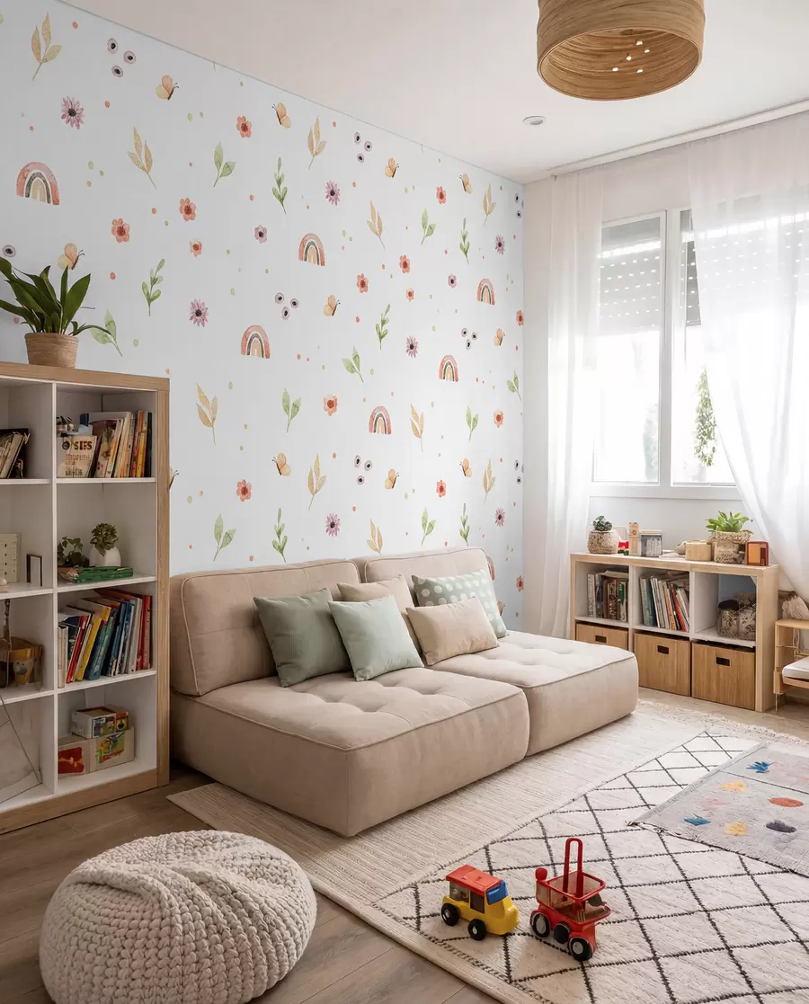Fototapete Aquarellzeichnung für Kinder u96608