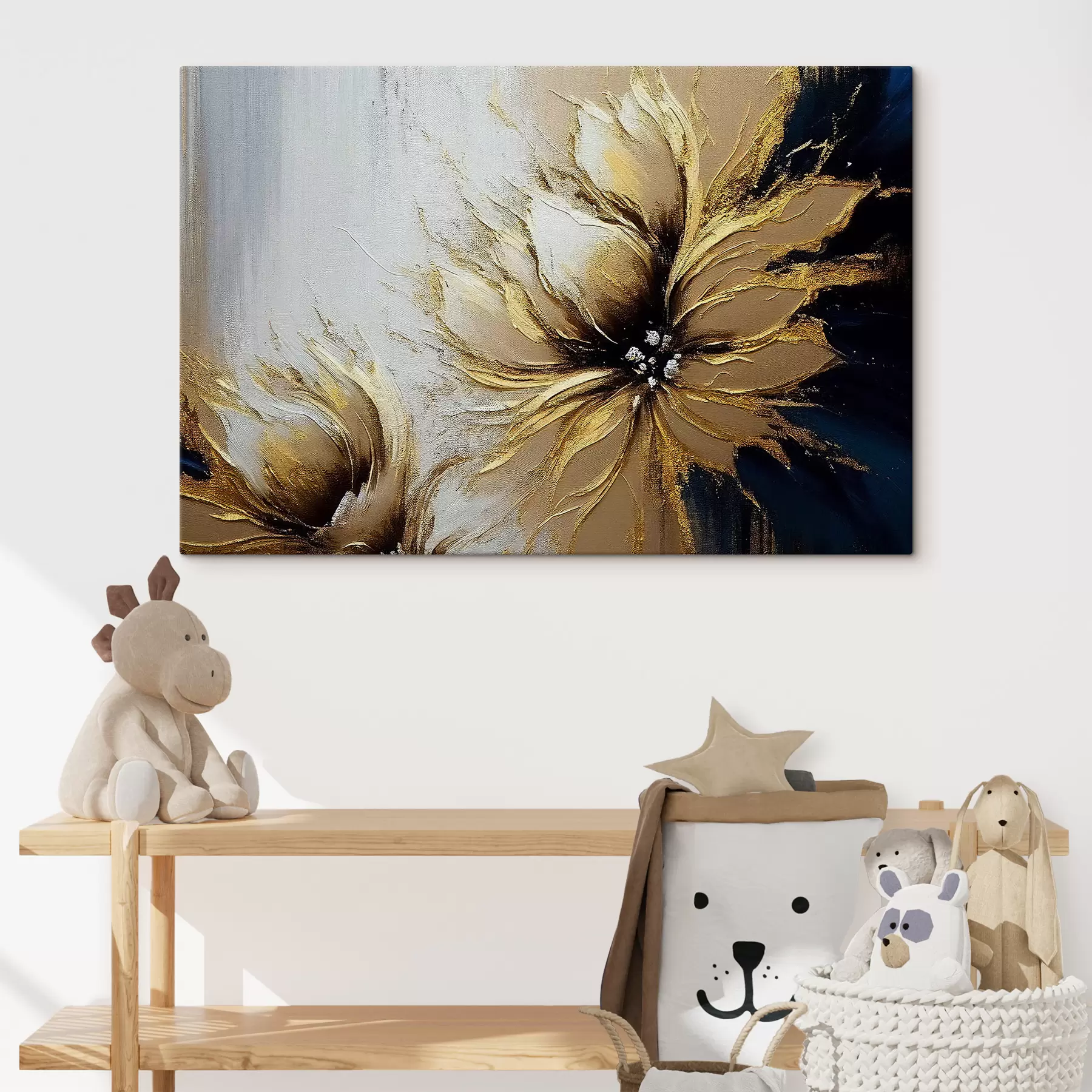 Fototapete abstrakte Blumen s35383