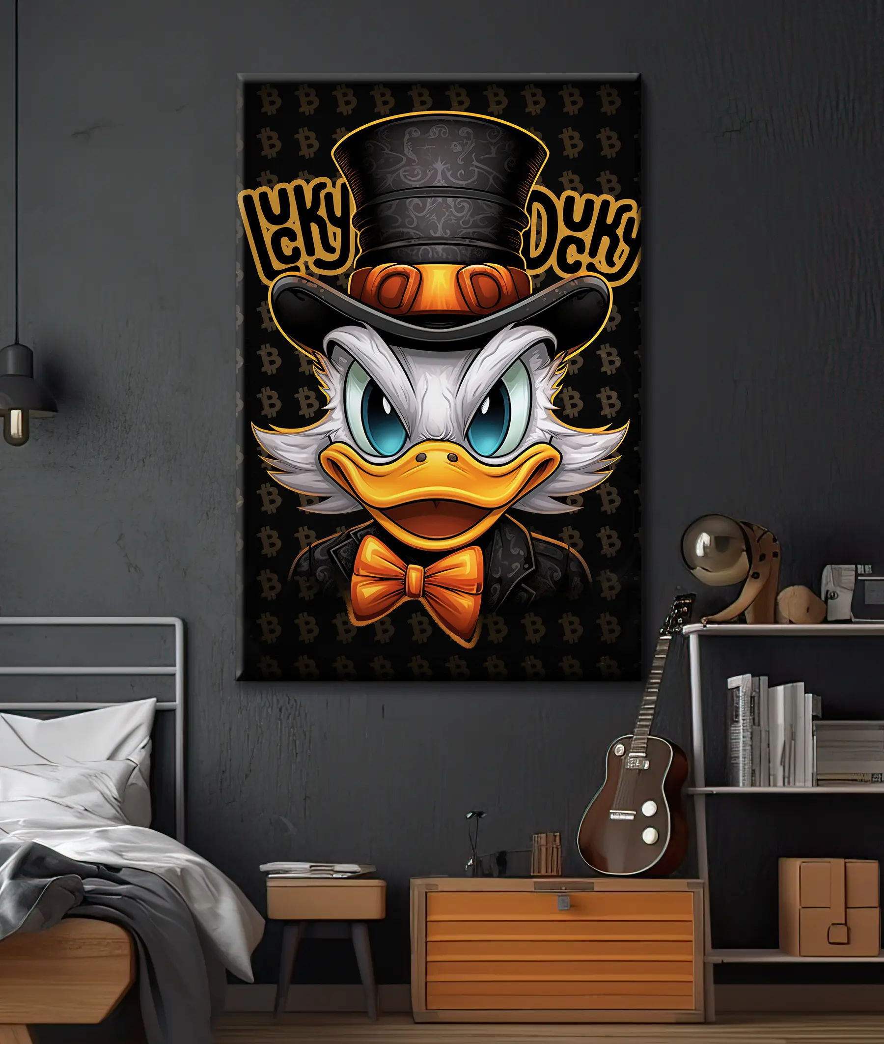 Fototapete Glückliche Ente, Donald Duck s35465