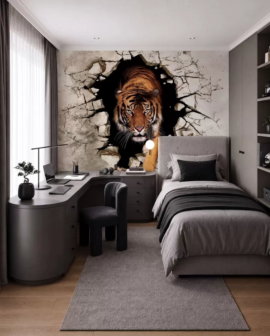 Fototapete 3D-Tiger u97031
