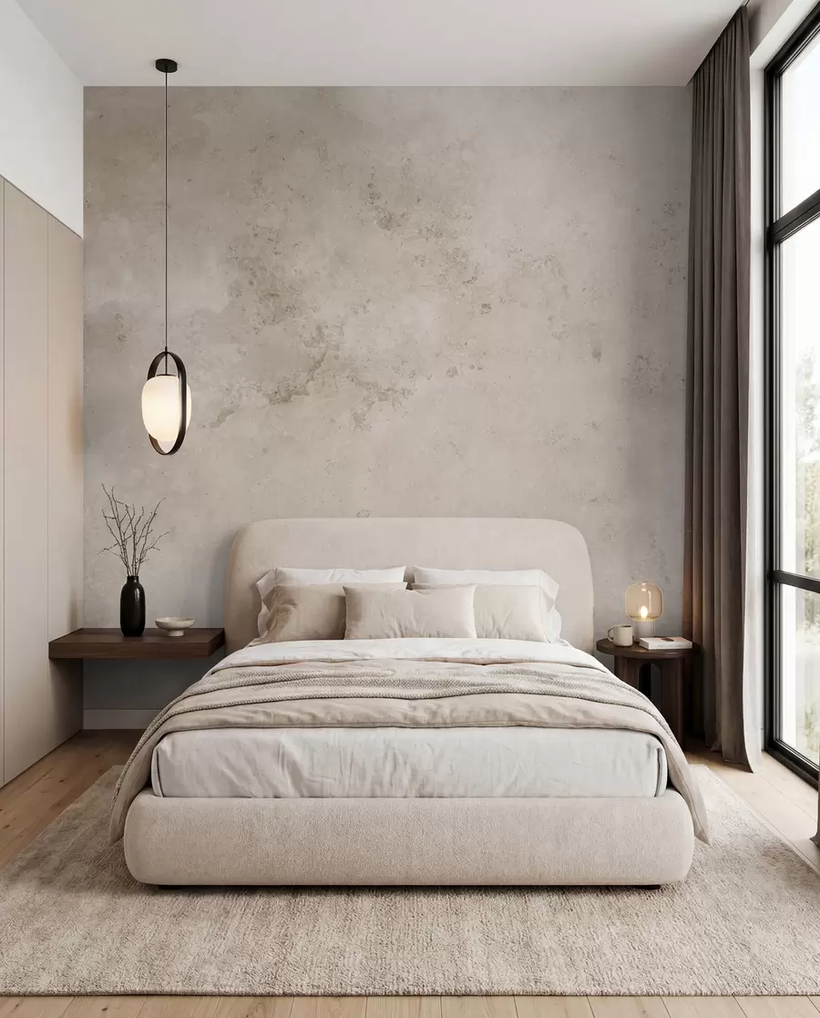 Fototapete Beige Betonwand u97236