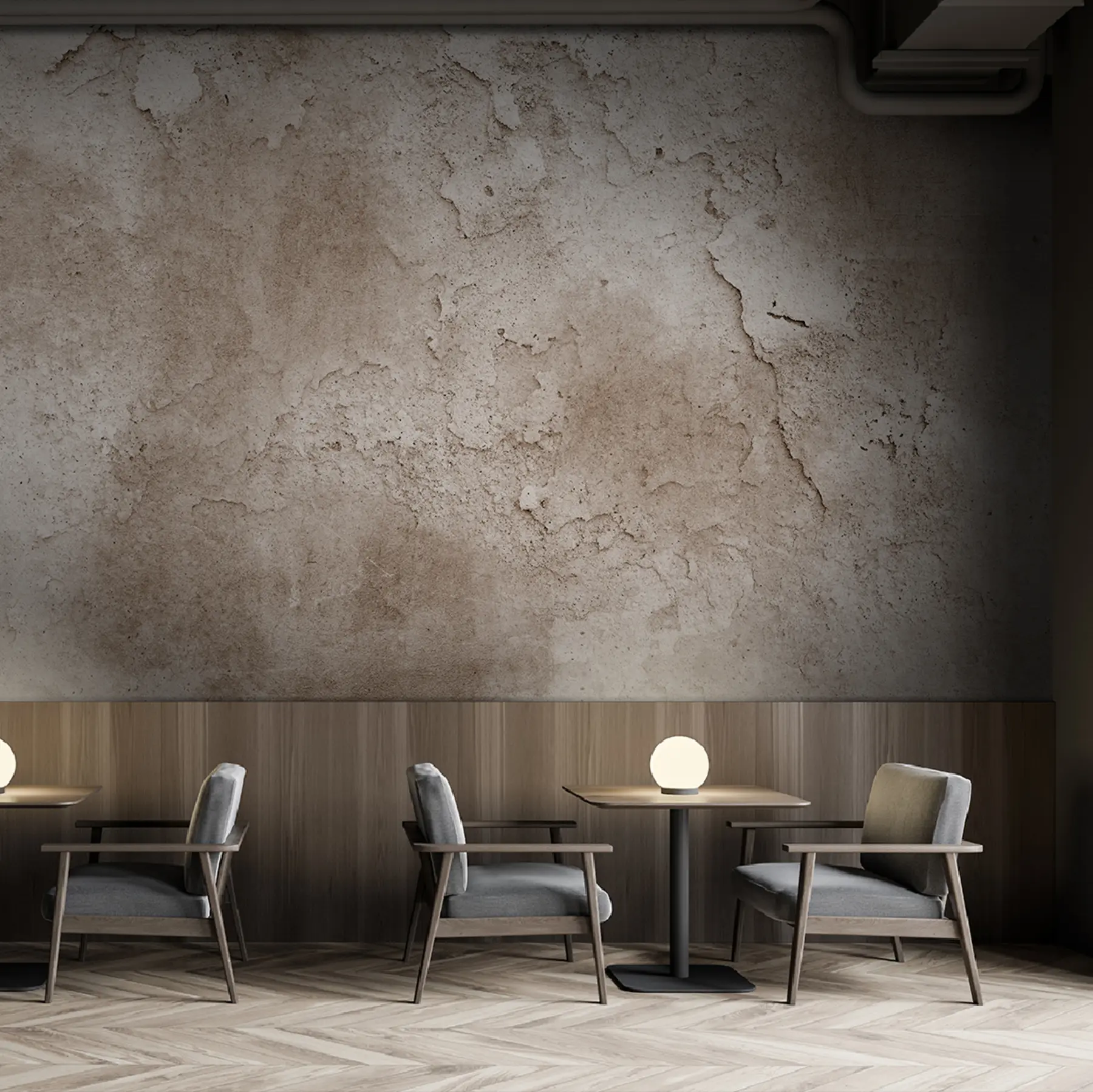 Fototapete Braune Betonwand mit rauen Kanten u97237