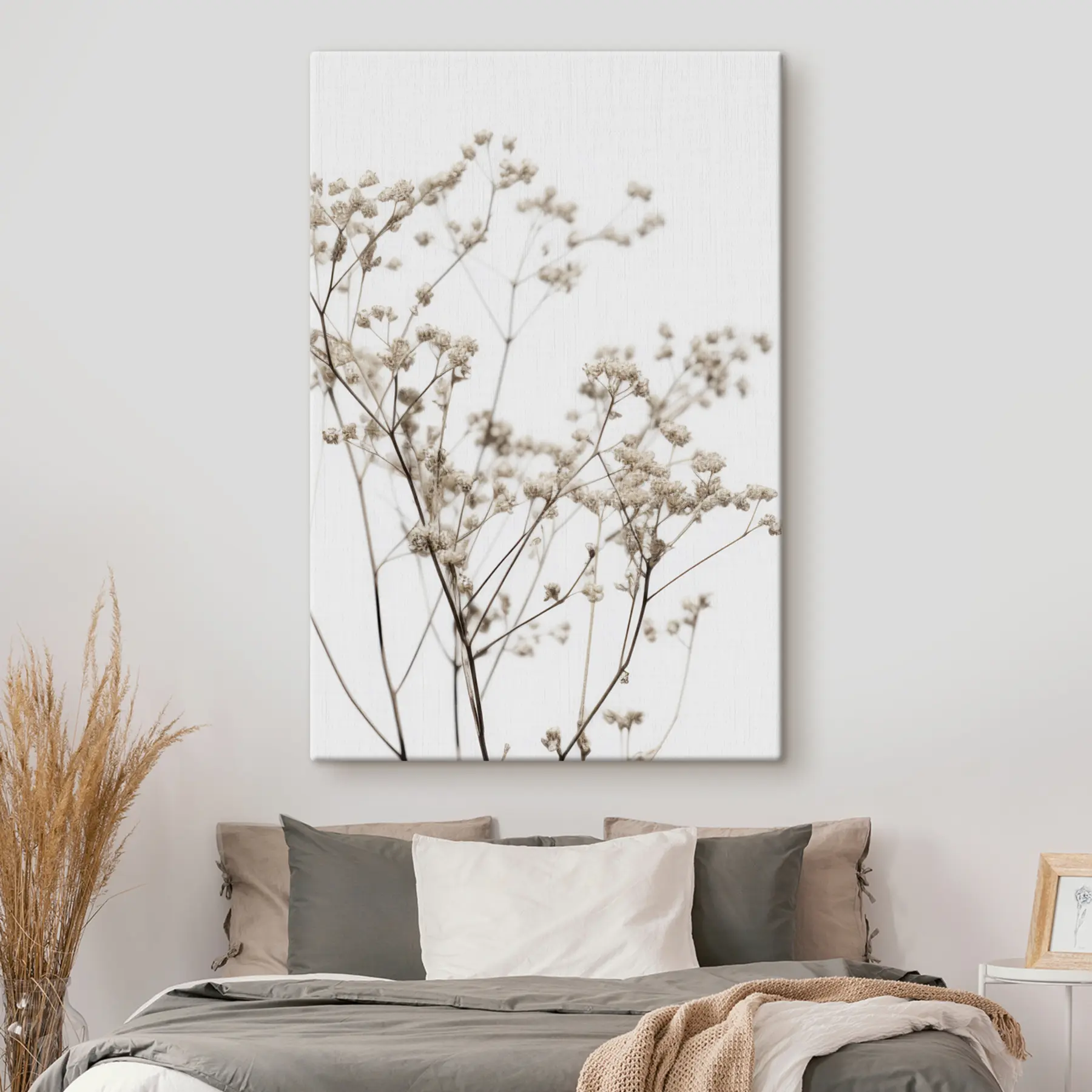 Fototapete Zarte Blumen auf einem weichen Hintergrund s35606