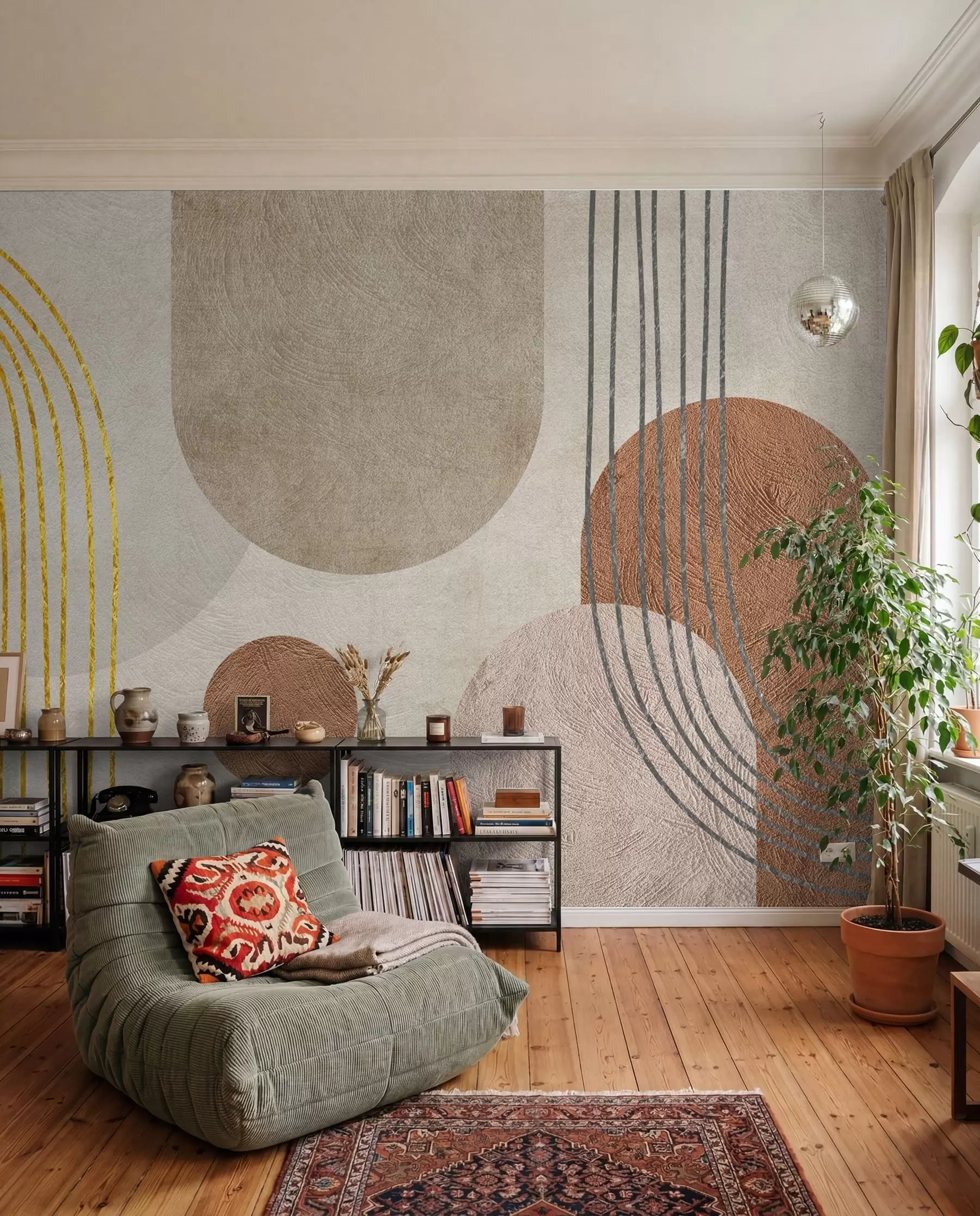 Fototapete Abstraktes Boho-Muster u97255