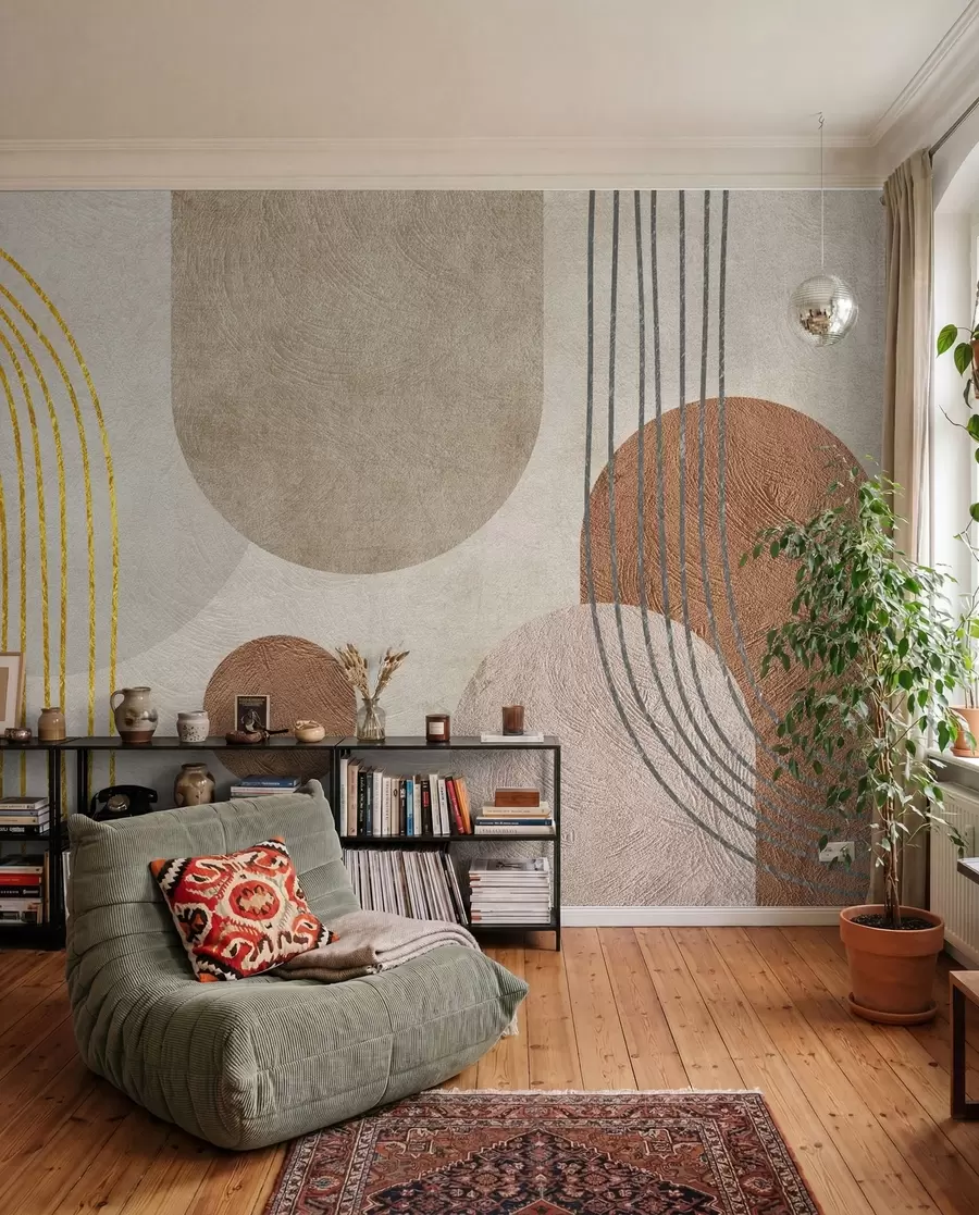 Fototapete Abstraktes Boho-Muster u97255