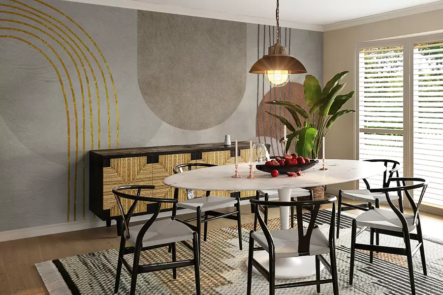 Fototapete Abstraktes Boho-Muster u97255