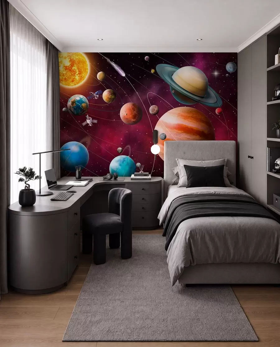 Fototapete Weltraumobjekte des Sonnensystems u97423