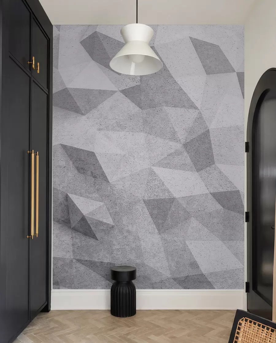 Fototapete Abstrakte 3D Polygone Grunge Loft u97336